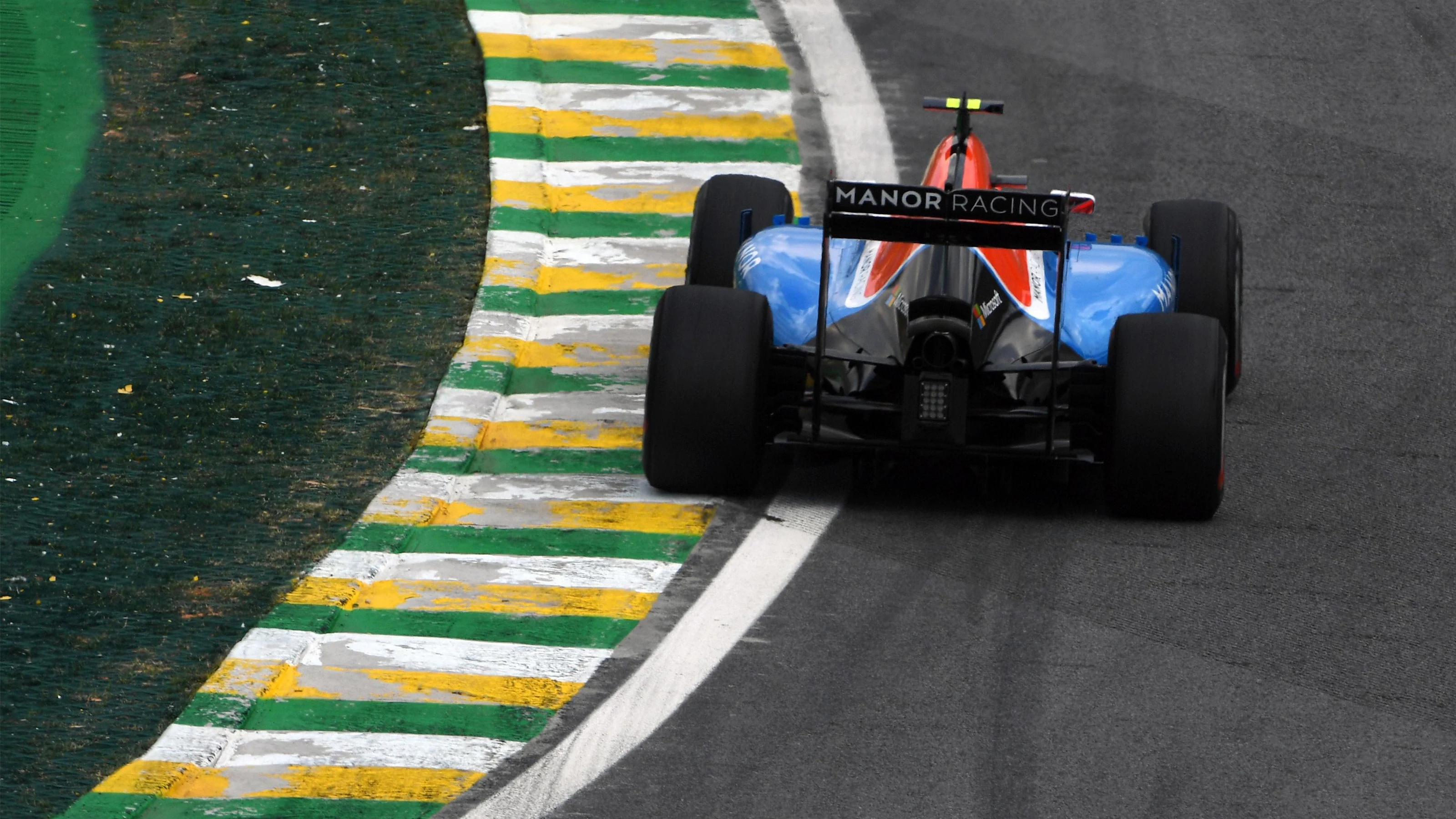 Esteban Ocon (FRA) Manor Racing MRT05 at Formula One World Championship, Rd20, Brazilian Grand
