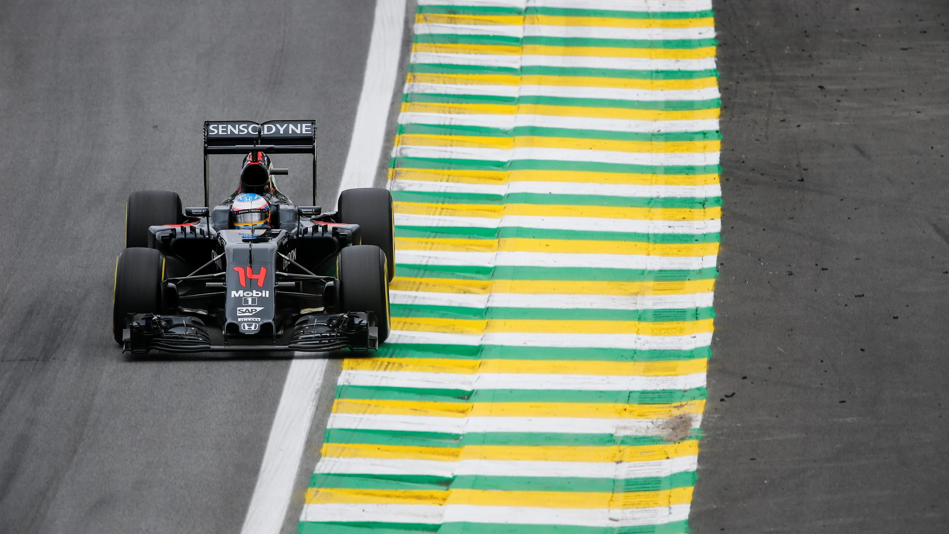 Fernando Alonso (ESP) McLaren MP4-31 at Formula One World Championship, Rd20, Brazilian Grand Prix,