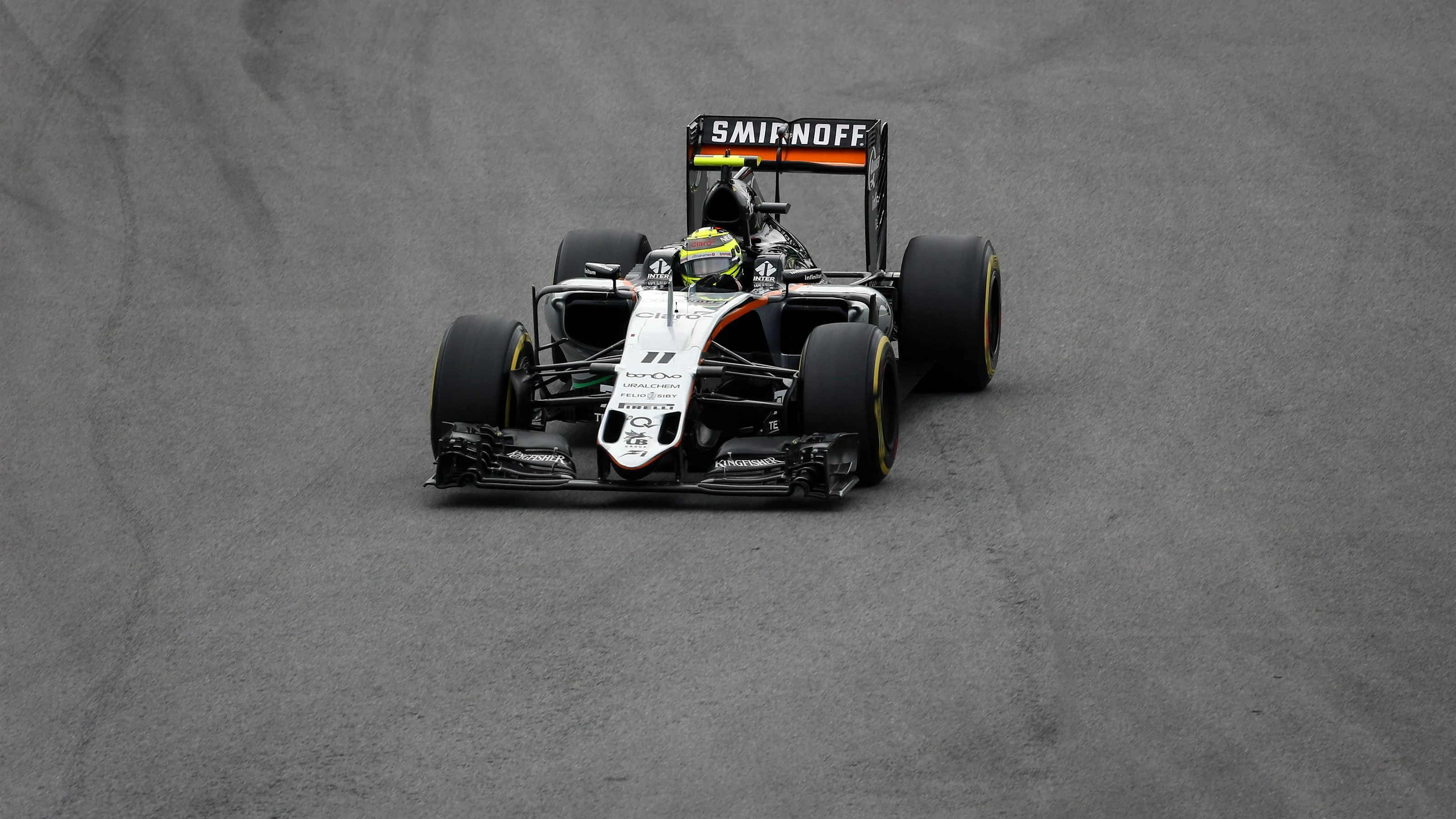 Sergio Perez (MEX) Force India VJM09 at Formula One World Championship, Rd20, Brazilian Grand Prix,
