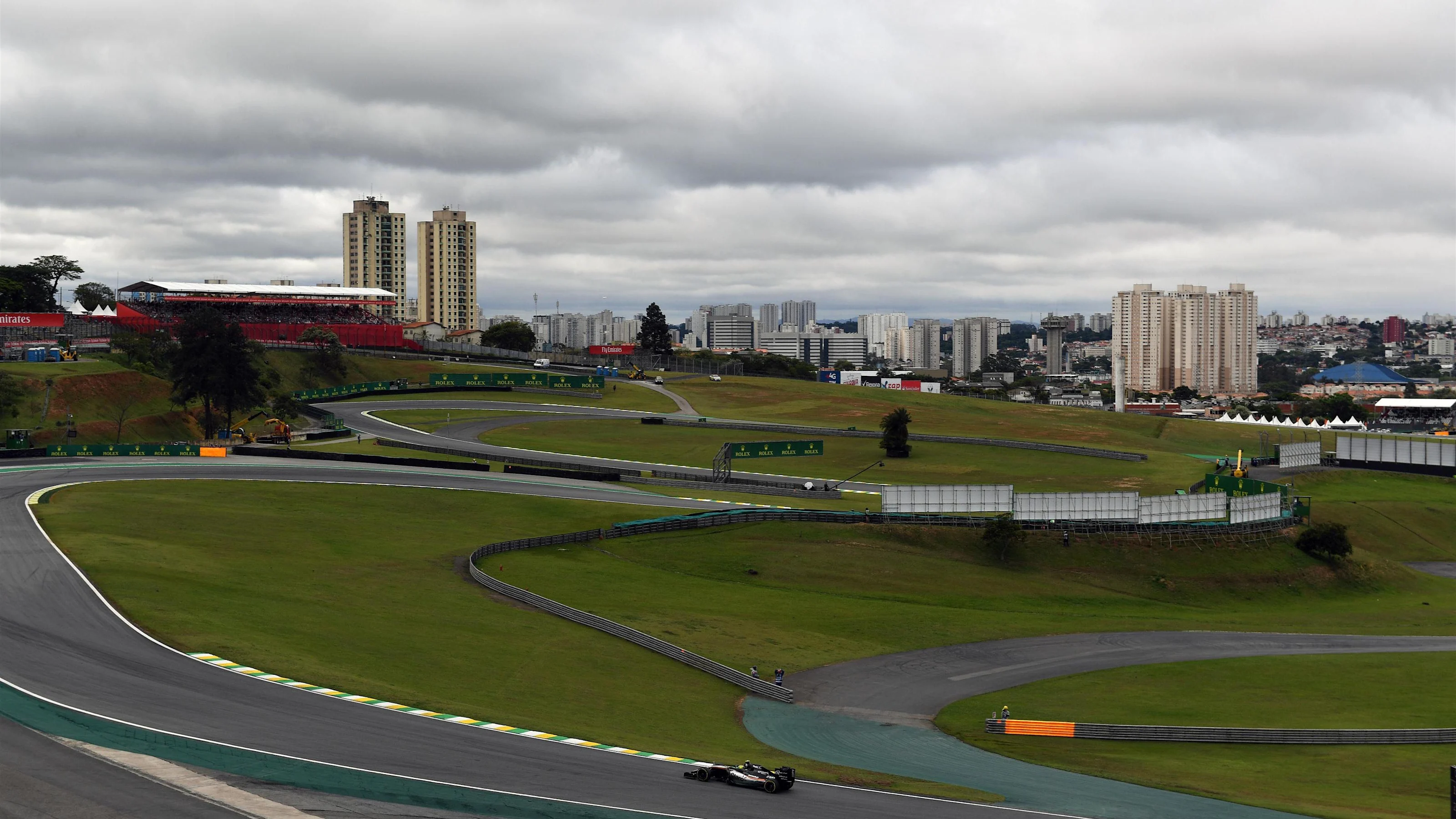 Sergio Perez (MEX) Force India VJM09 at Formula One World Championship, Rd20, Brazilian Grand Prix,