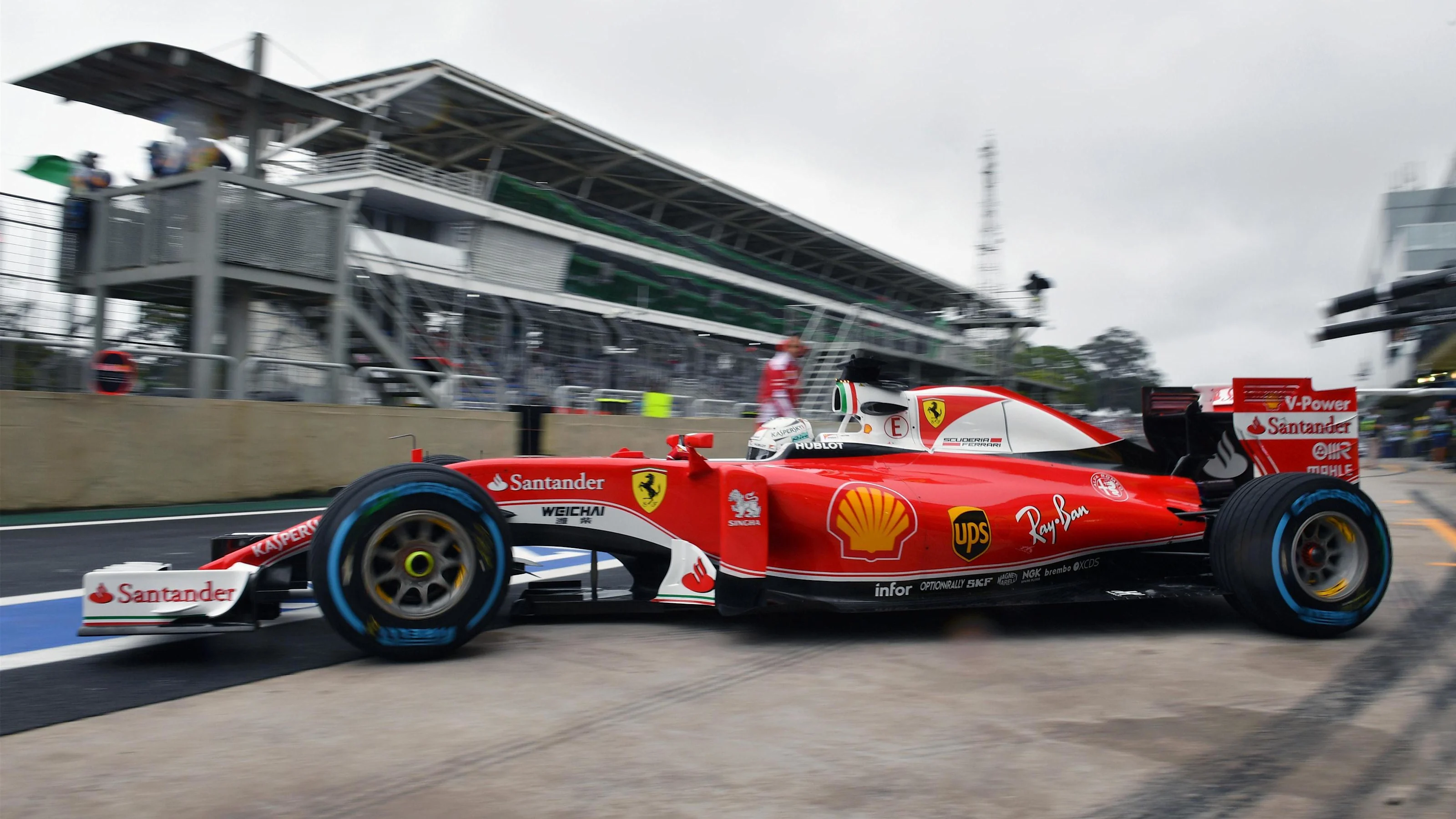 Sebastian Vettel (GER) Ferrari SF16-H at Formula One World Championship, Rd20, Brazilian Grand