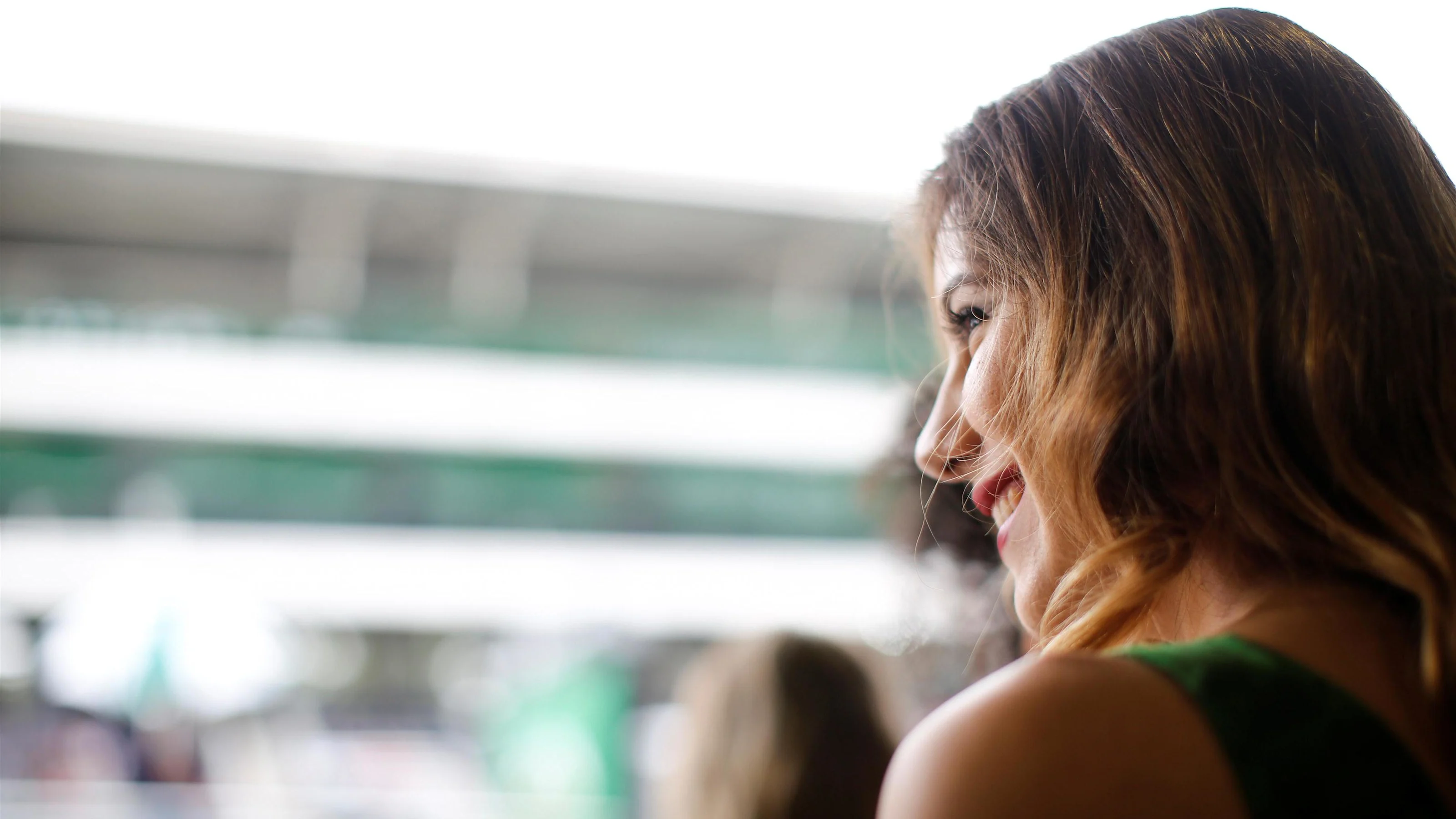 Grid girl at Formula One World Championship, Rd20, Brazilian Grand Prix, Race, Interlagos, Sao
