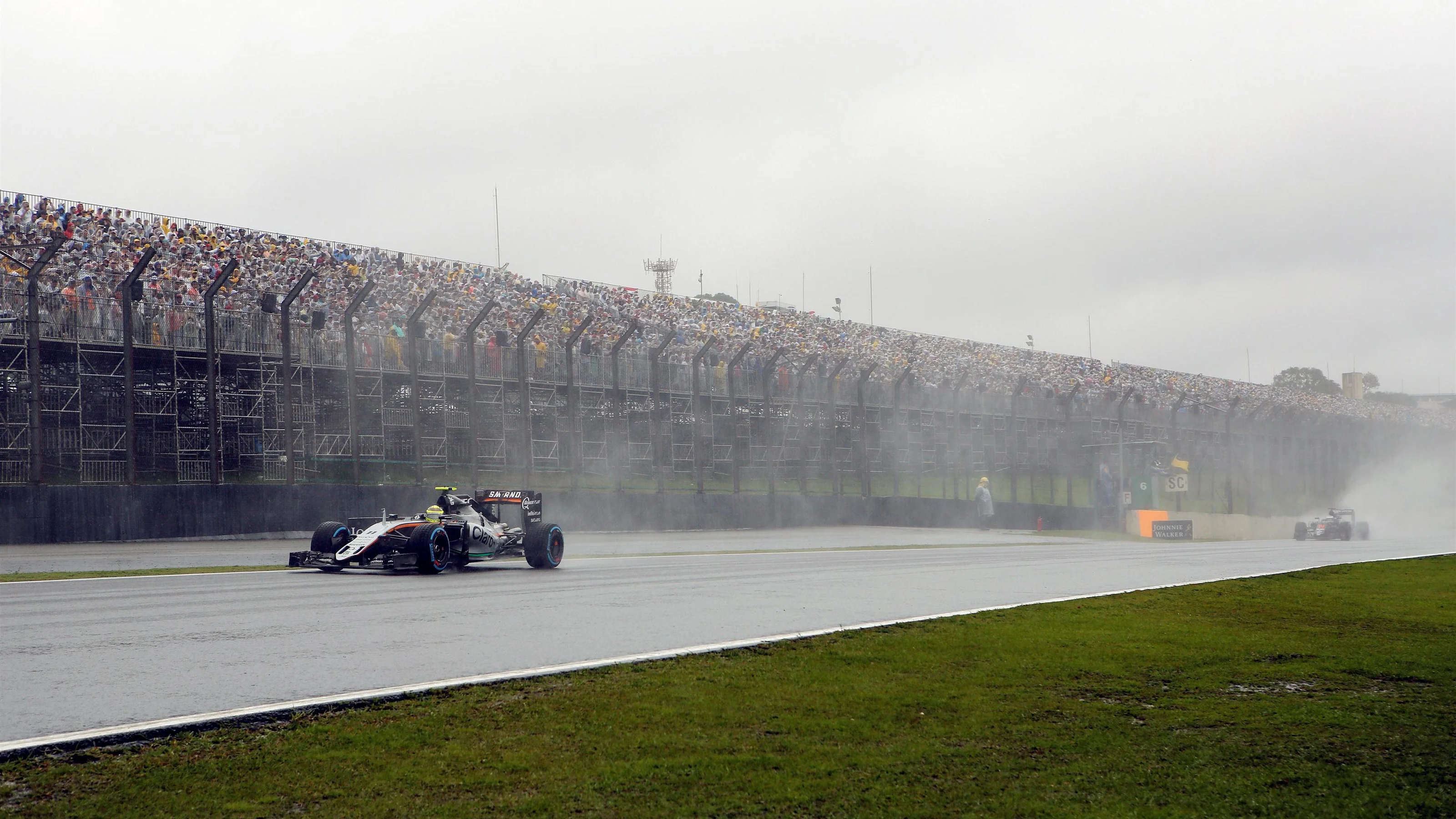 Sergio Perez (MEX) Force India VJM09 at Formula One World Championship, Rd20, Brazilian Grand Prix,