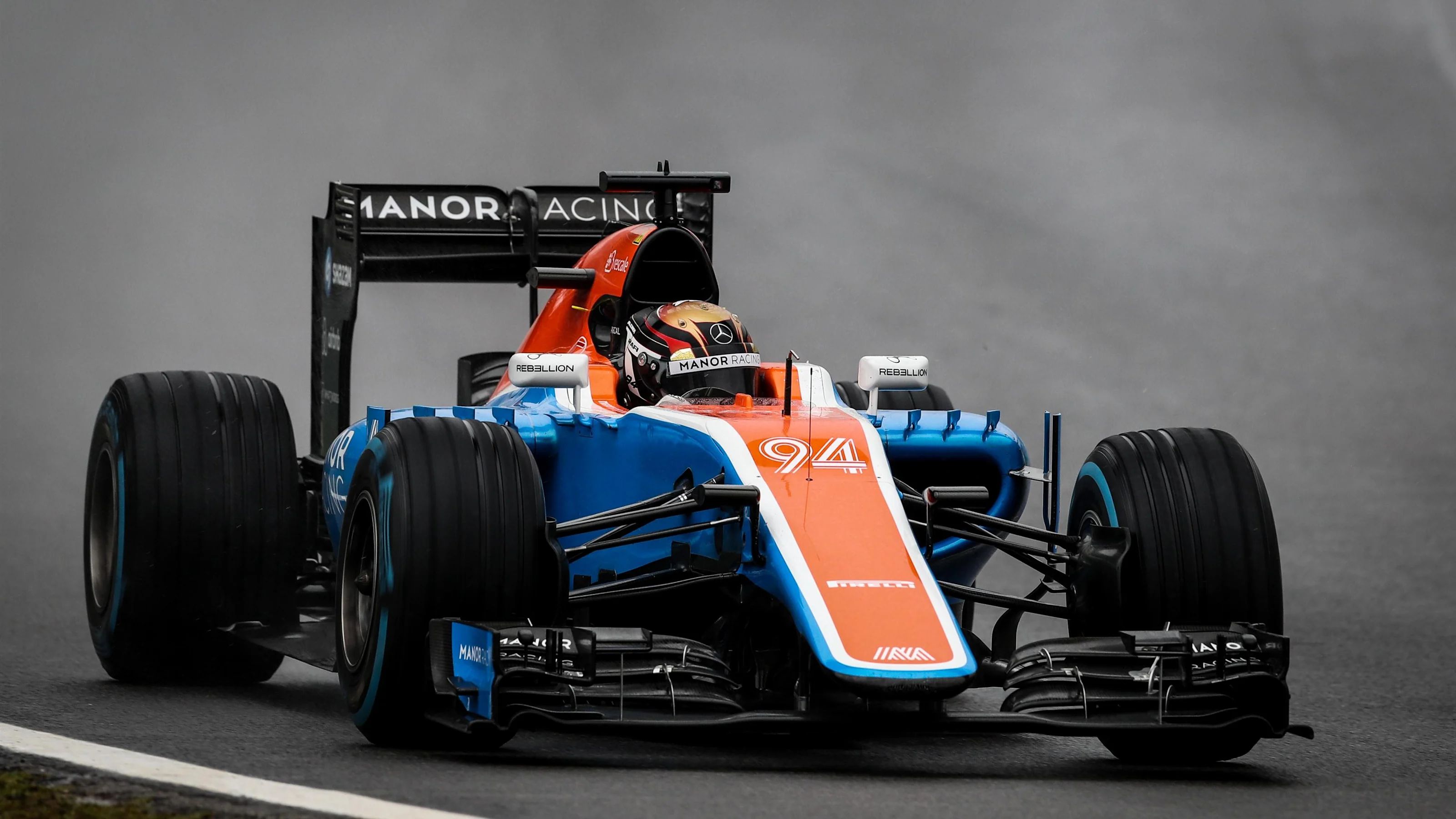 Pascal Wehrlein (GER) Manor Racing MRT05 at Formula One World Championship, Rd20, Brazilian Grand