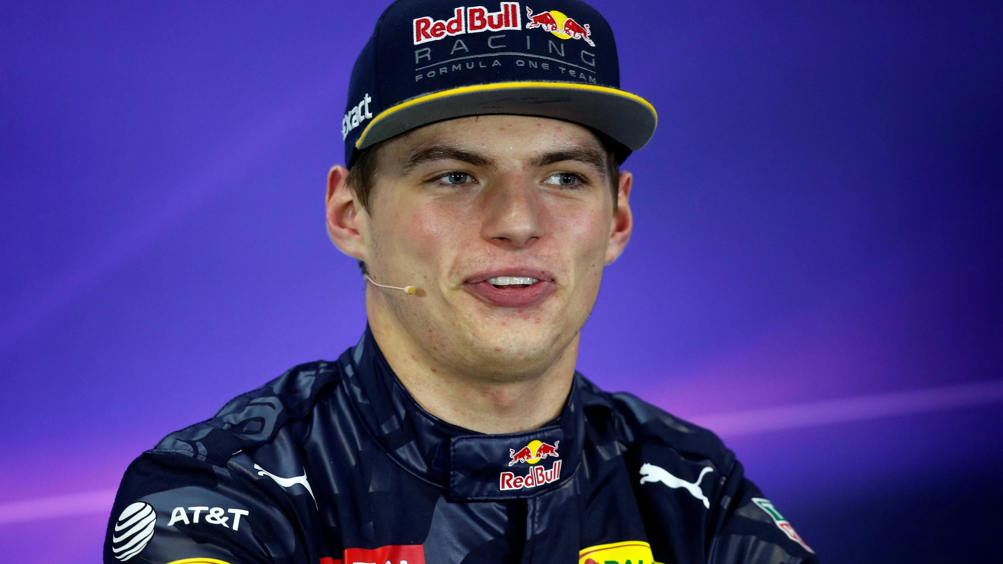 Max Verstappen (NED) Red Bull Racing in the Press Conference at Formula One World Championship,