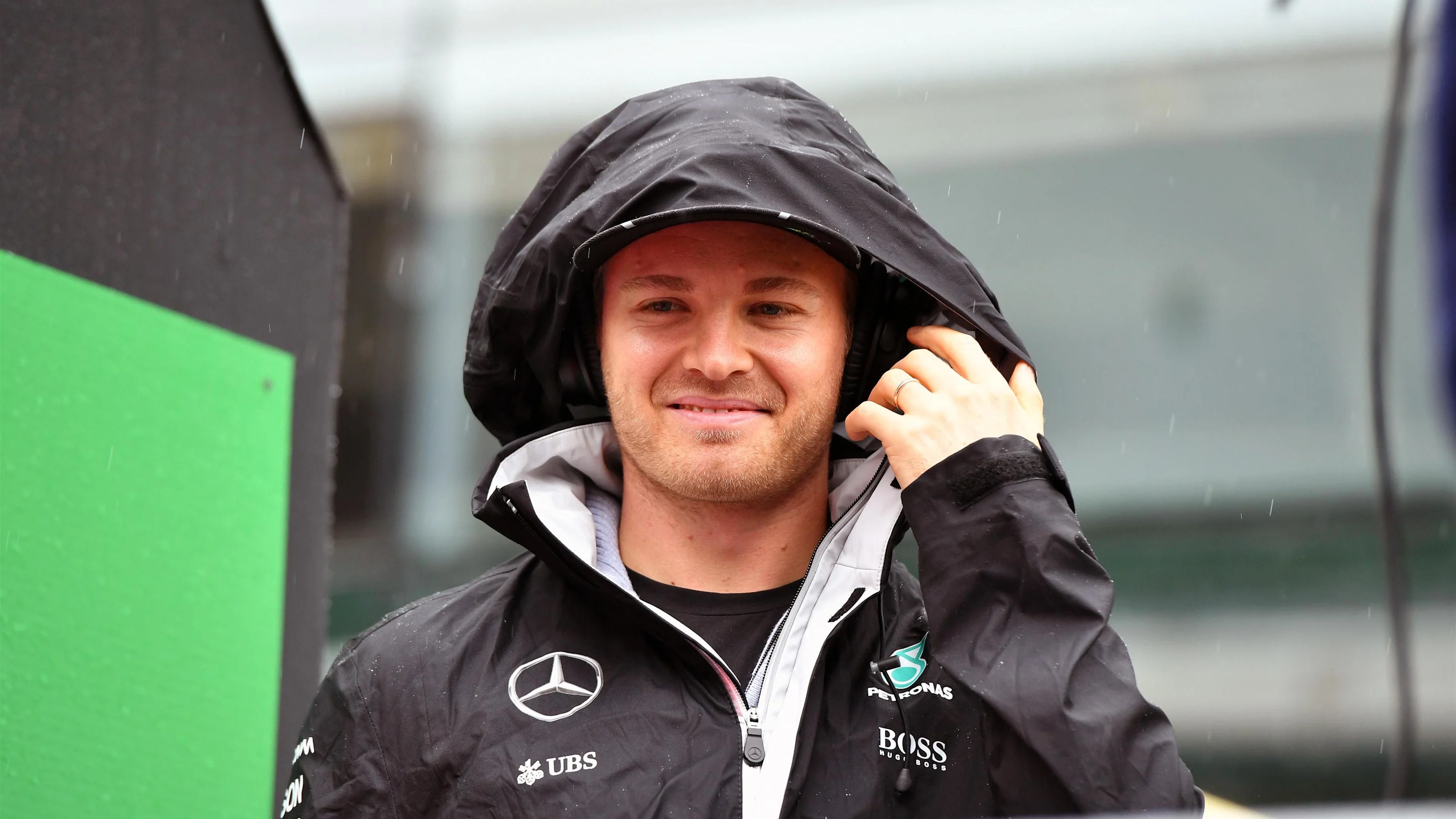 Nico Rosberg (GER) Mercedes AMG F1 on the drivers parade at Formula One World Championship, Rd20,