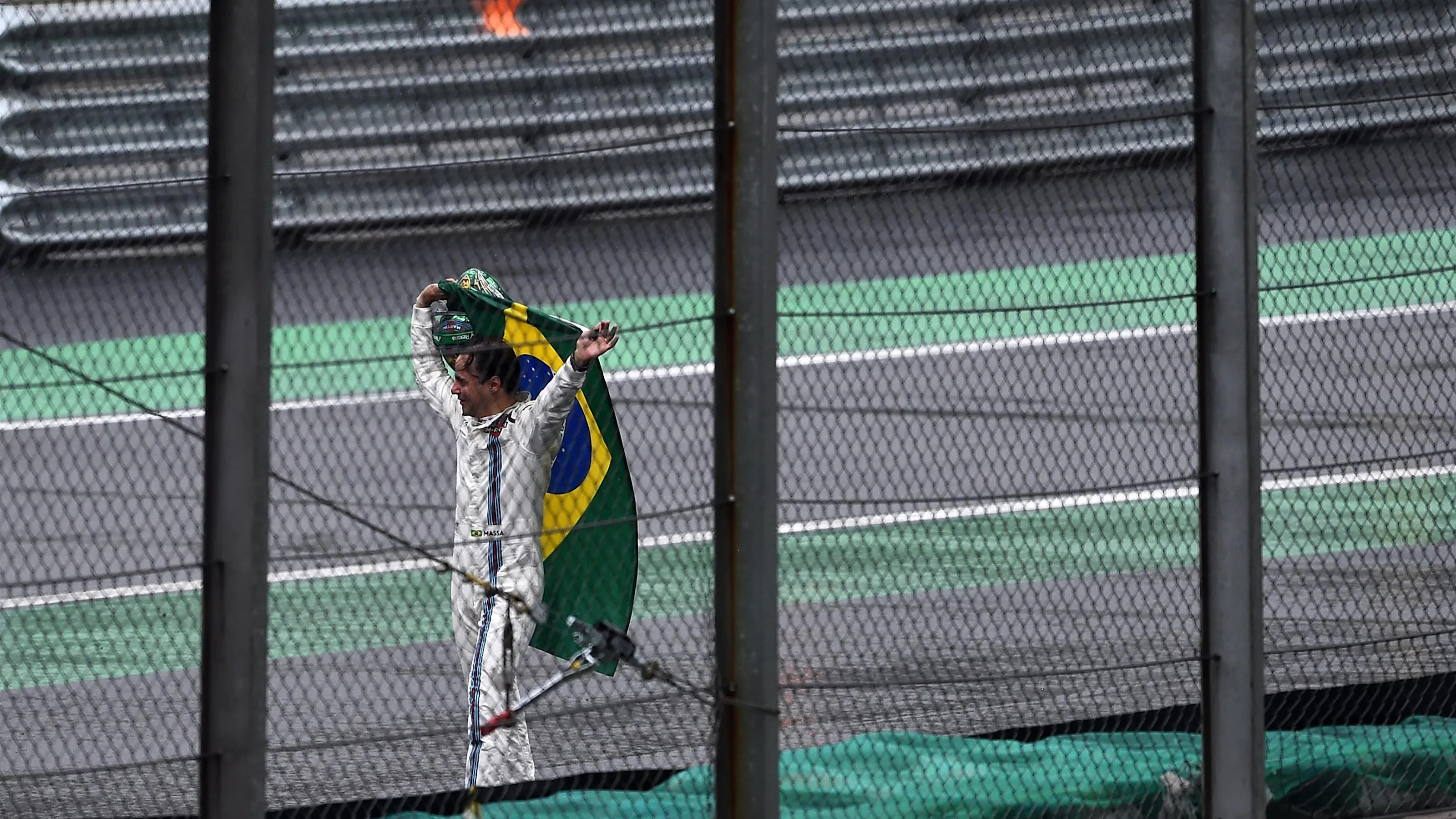 Race retiree Felipe Massa (BRA) Williams at Formula One World Championship, Rd20, Brazilian Grand