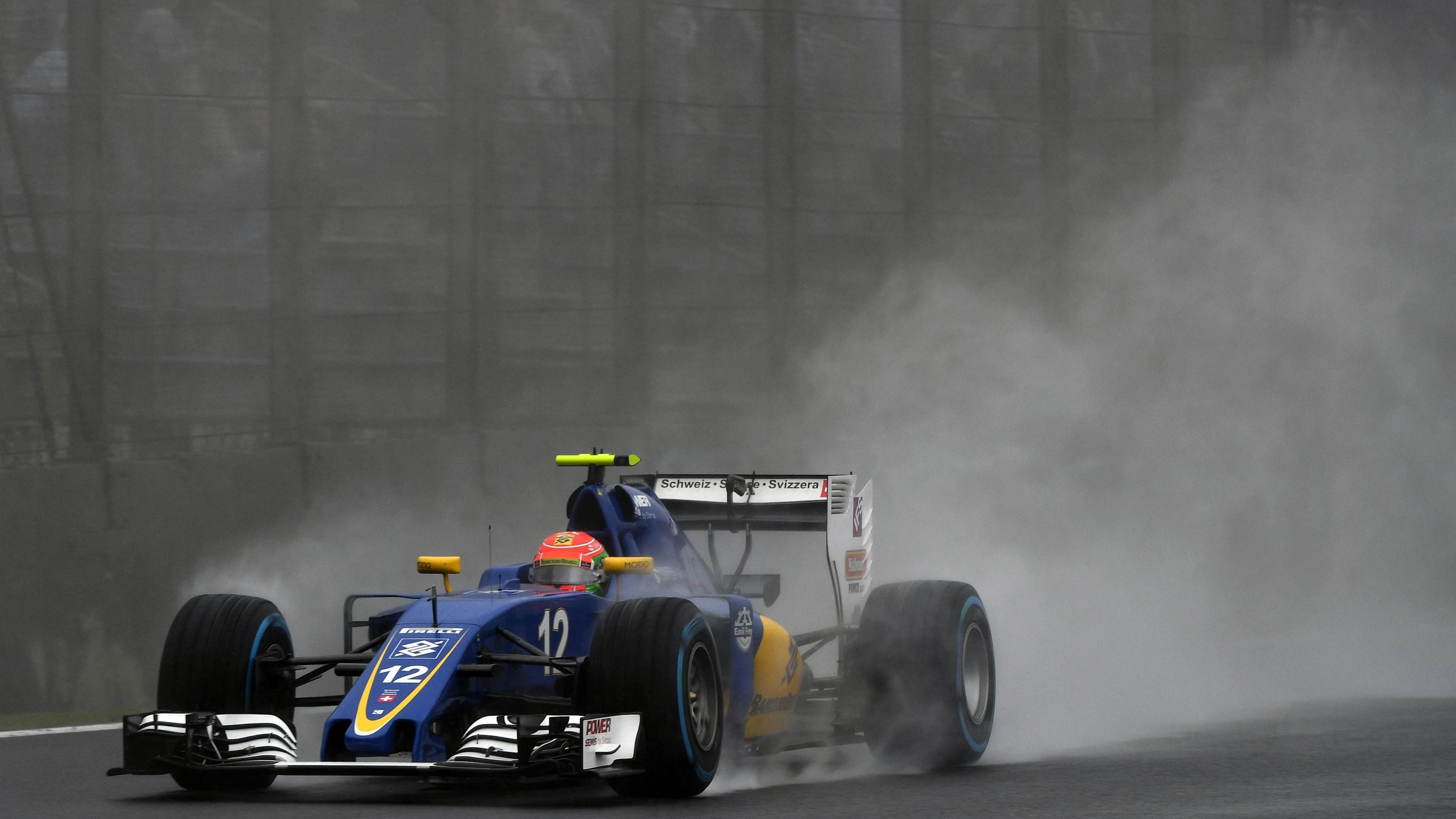 Felipe Nasr (BRA) Sauber C35 at Formula One World Championship, Rd20, Brazilian Grand Prix, Race,
