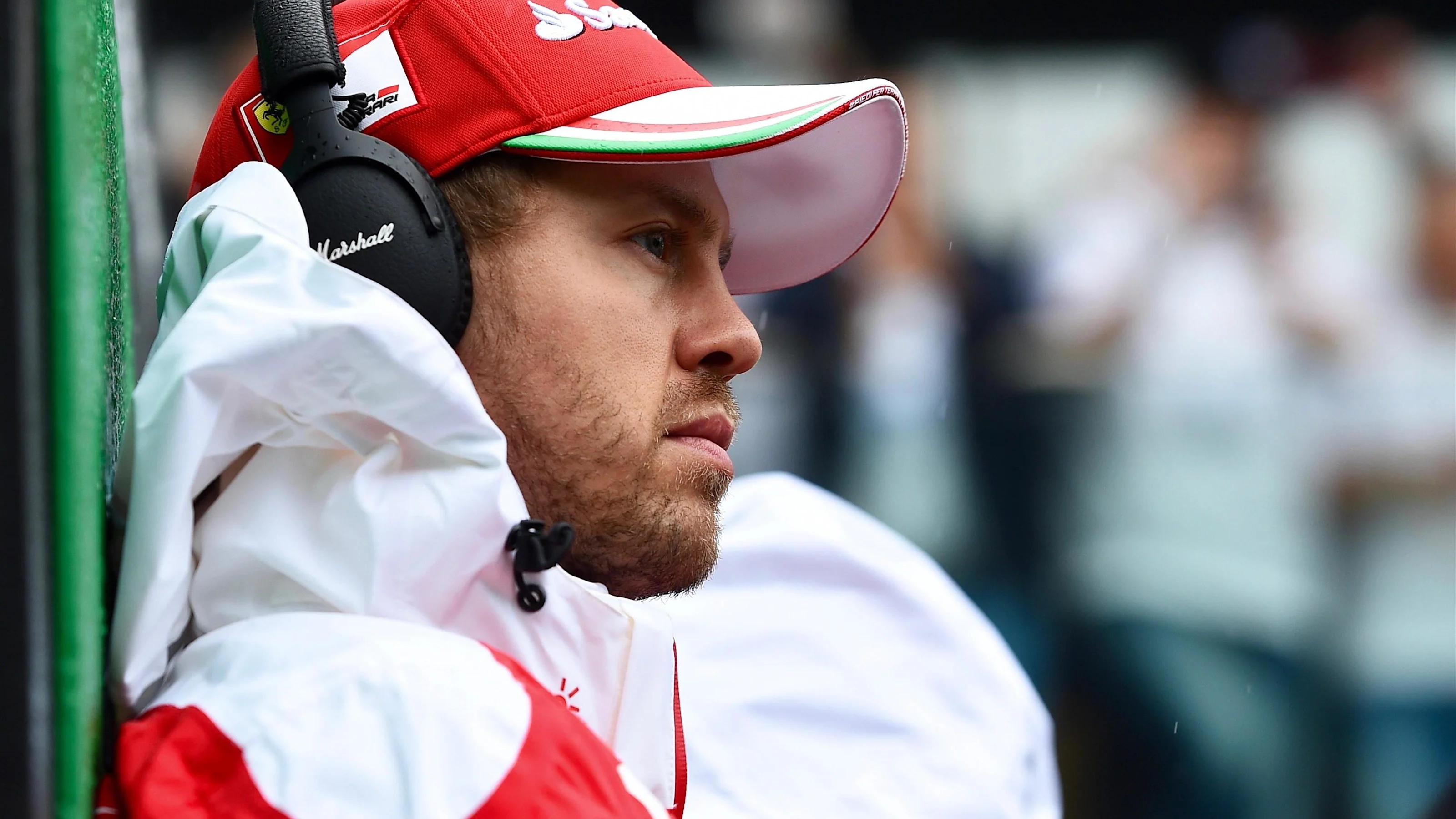 Sebastian Vettel (GER) Ferrari on the drivers parade at Formula One World Championship, Rd20,