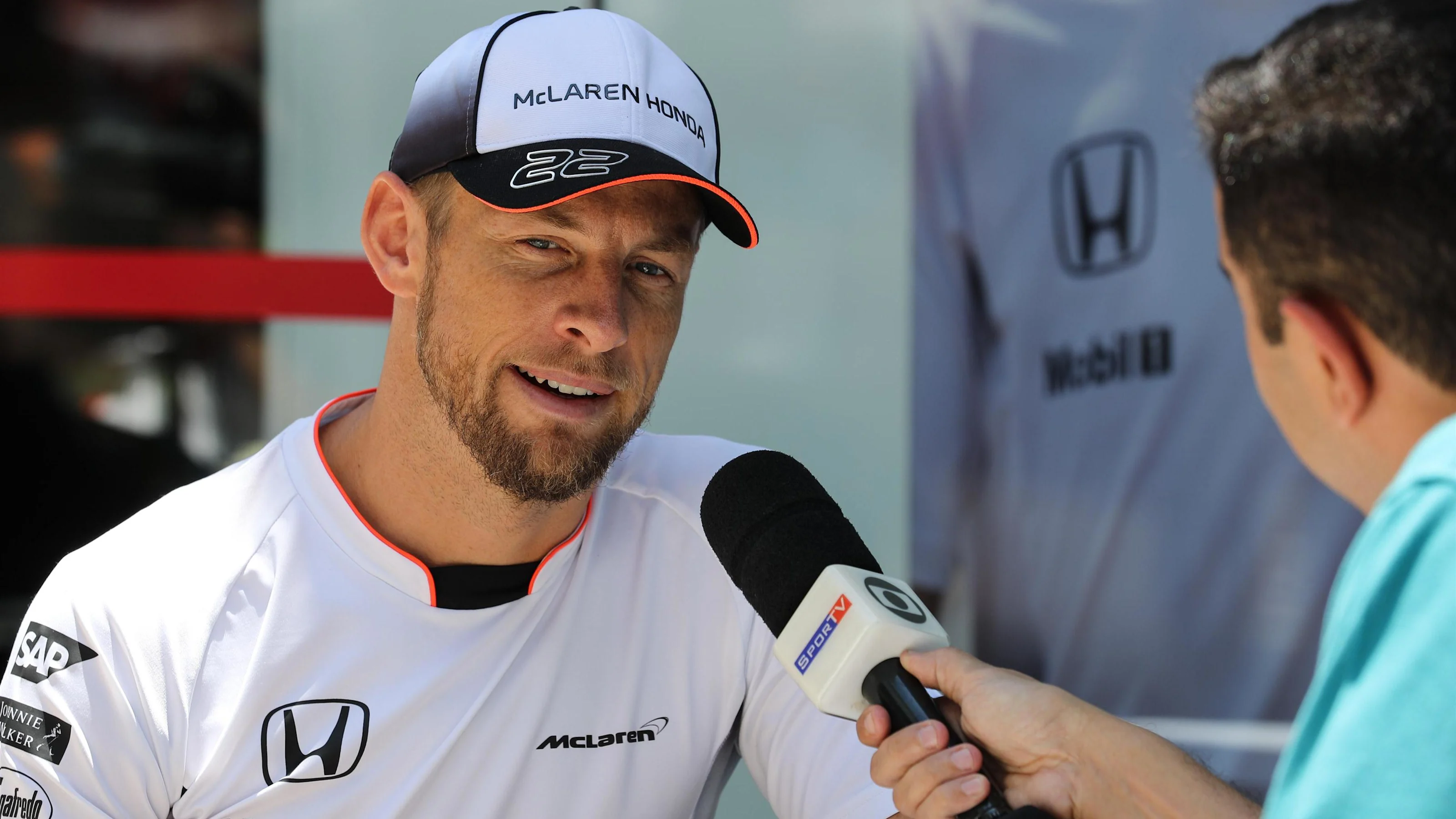 Jenson Button (GBR) McLaren at Formula One World Championship, Rd20, Brazilian Grand Prix,