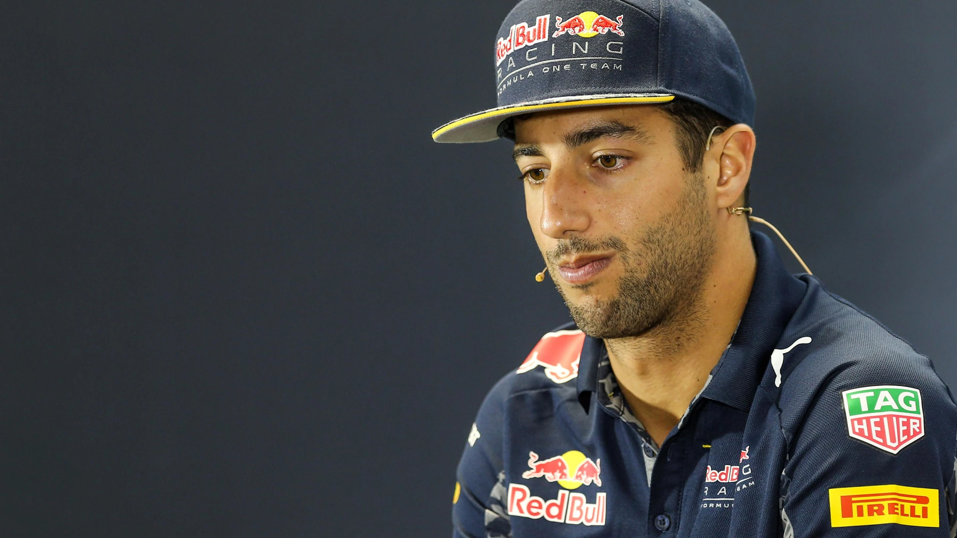 Daniel Ricciardo (AUS) Red Bull Racing in the Press Conference at Formula One World Championship,