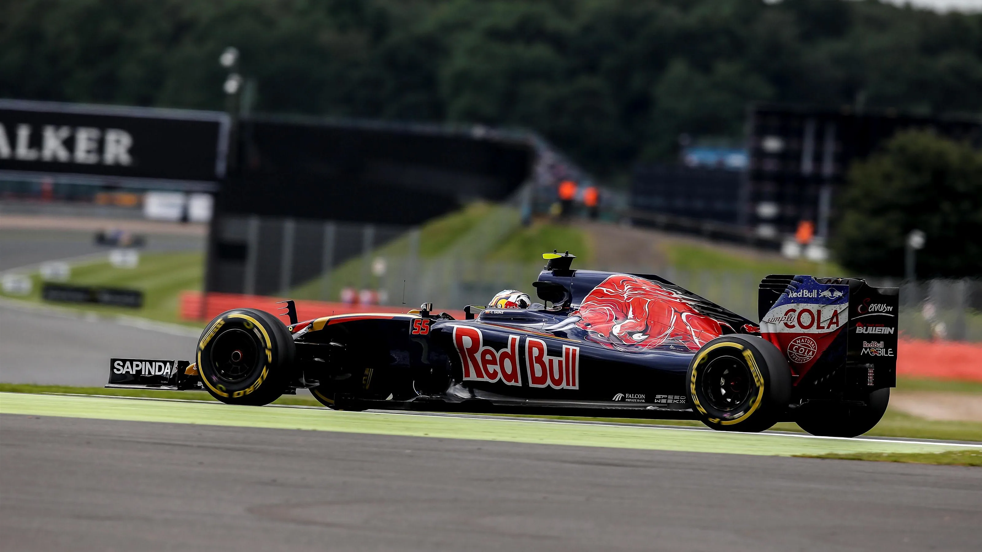 Carlos Sainz jr (ESP) Scuderia Toro Rosso STR11 at Formula One World Championship, Rd10, British