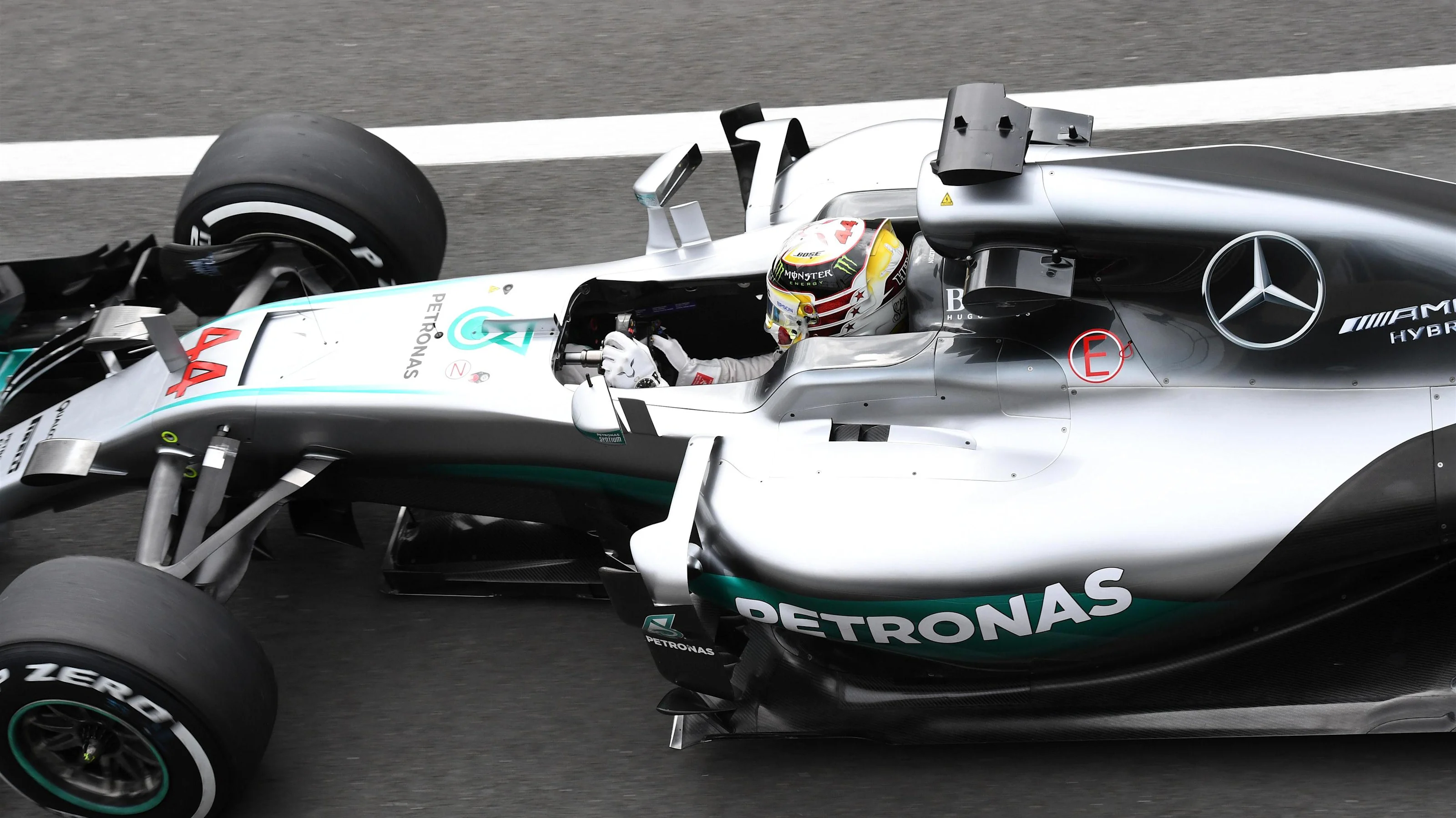 Lewis Hamilton (GBR) Mercedes-Benz F1 W07 Hybrid at Formula One World Championship, Rd10, British