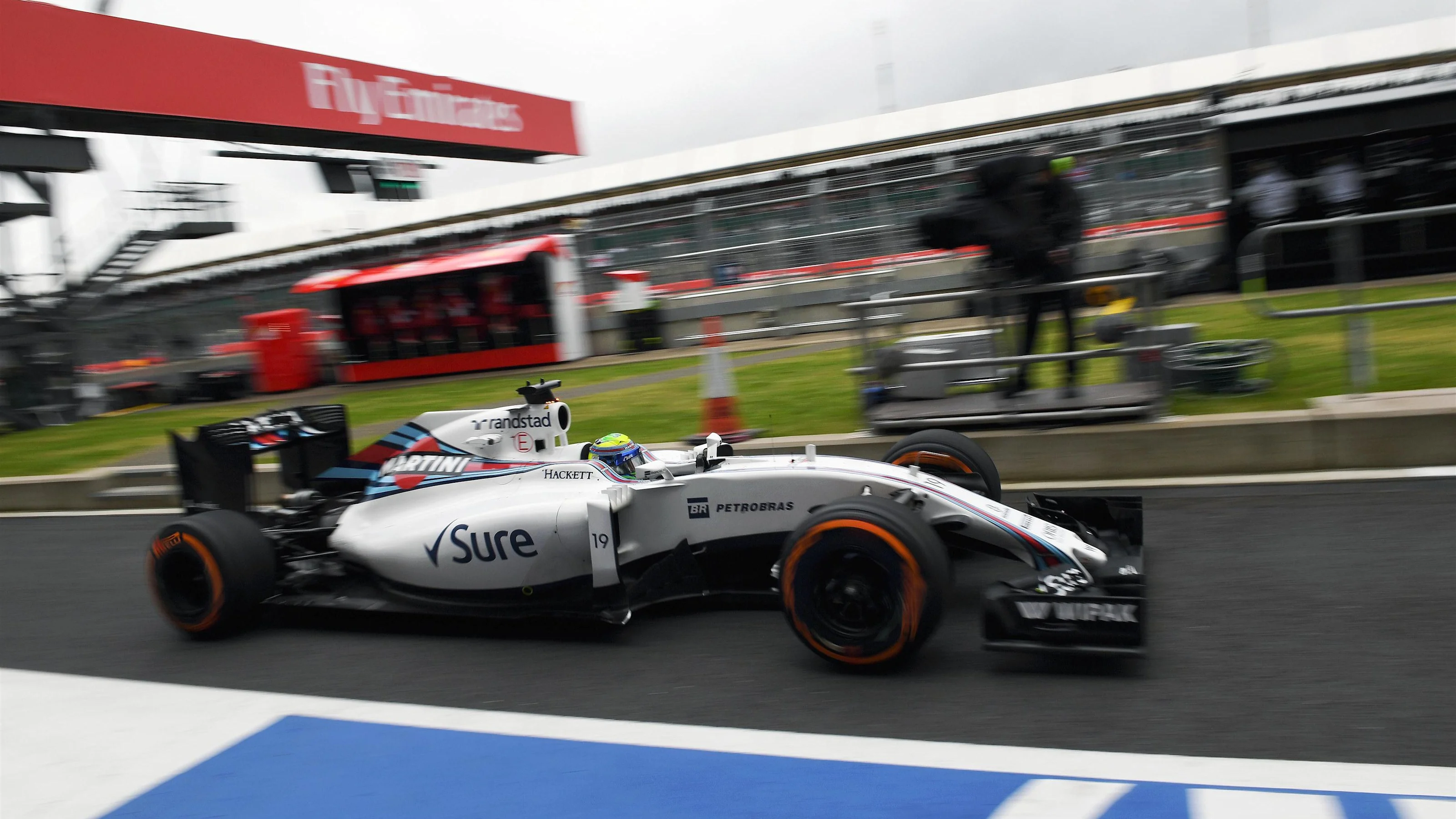 Felipe Massa (BRA) Williams FW38 at Formula One World Championship, Rd10, British Grand Prix,