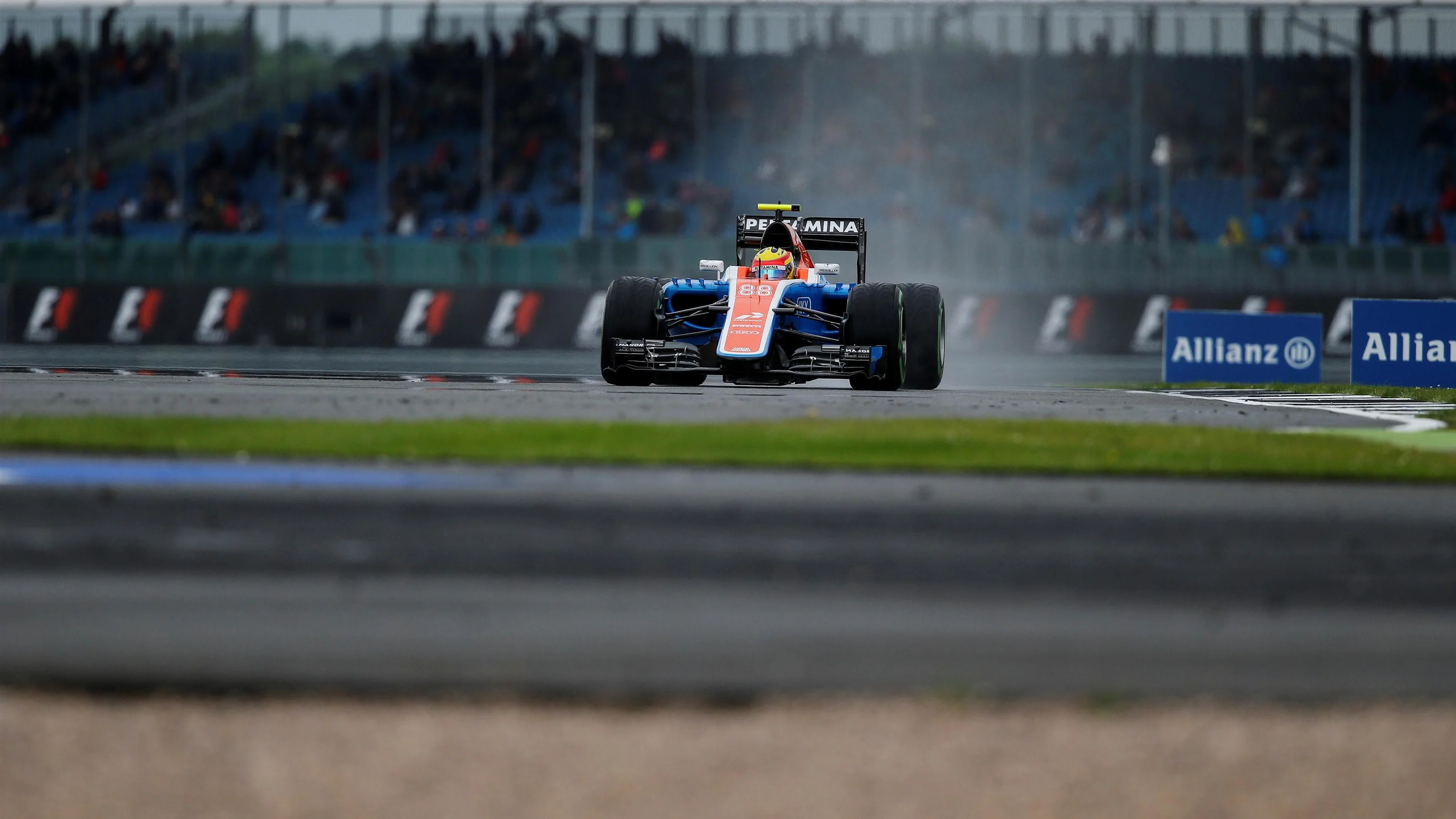Rio Haryanto (IDN) Manor Racing MRT05 at Formula One World Championship, Rd10, British Grand Prix,