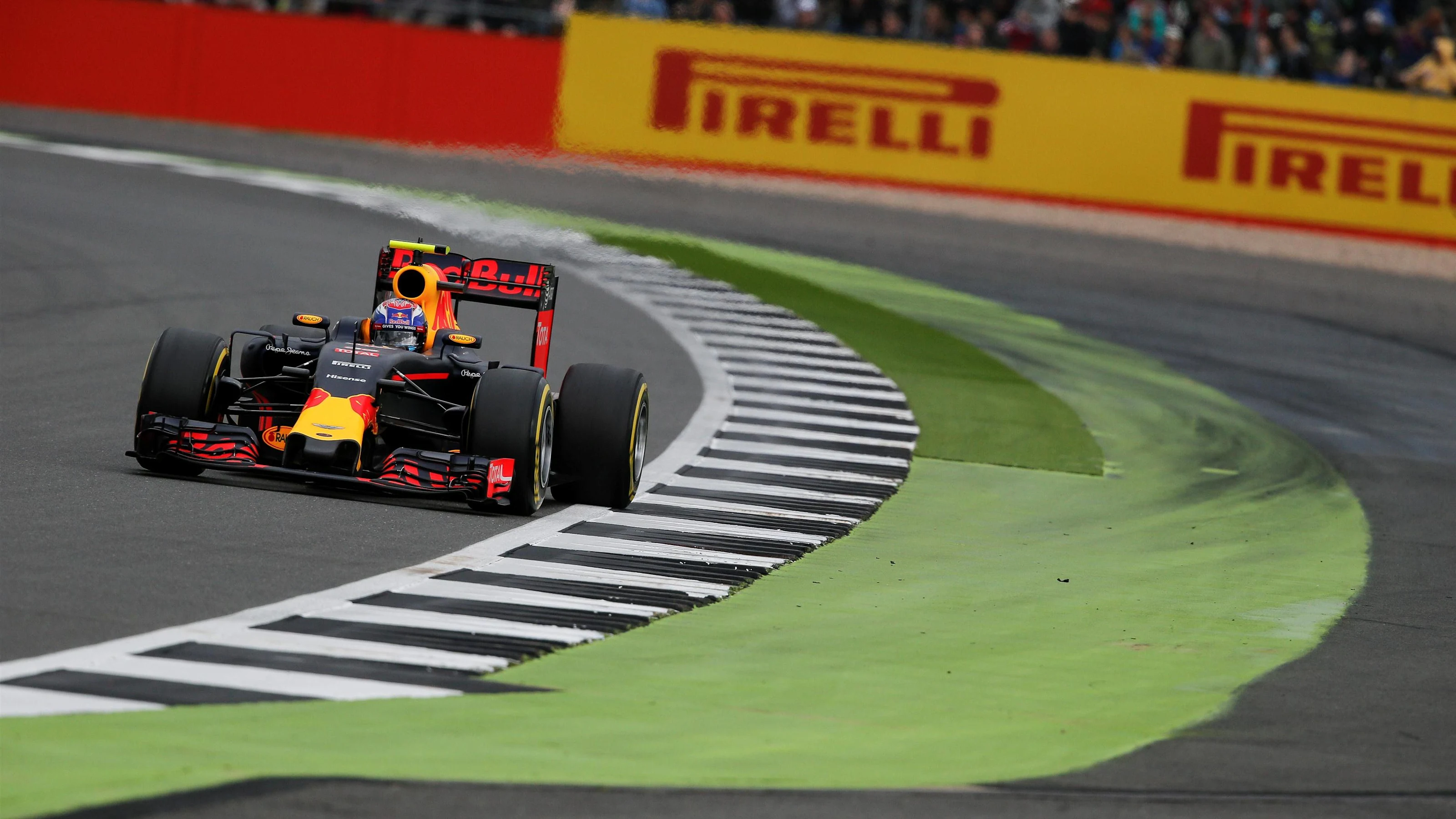 Max Verstappen (NED) Red Bull Racing RB12 at Formula One World Championship, Rd10, British Grand