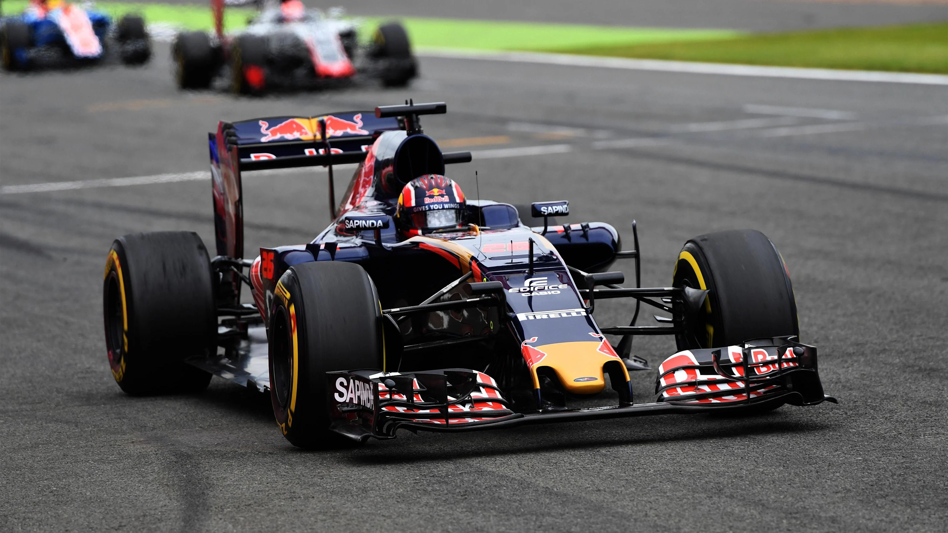 Daniil Kvyat (RUS) Scuderia Toro Rosso STR11 at Formula One World Championship, Rd10, British Grand