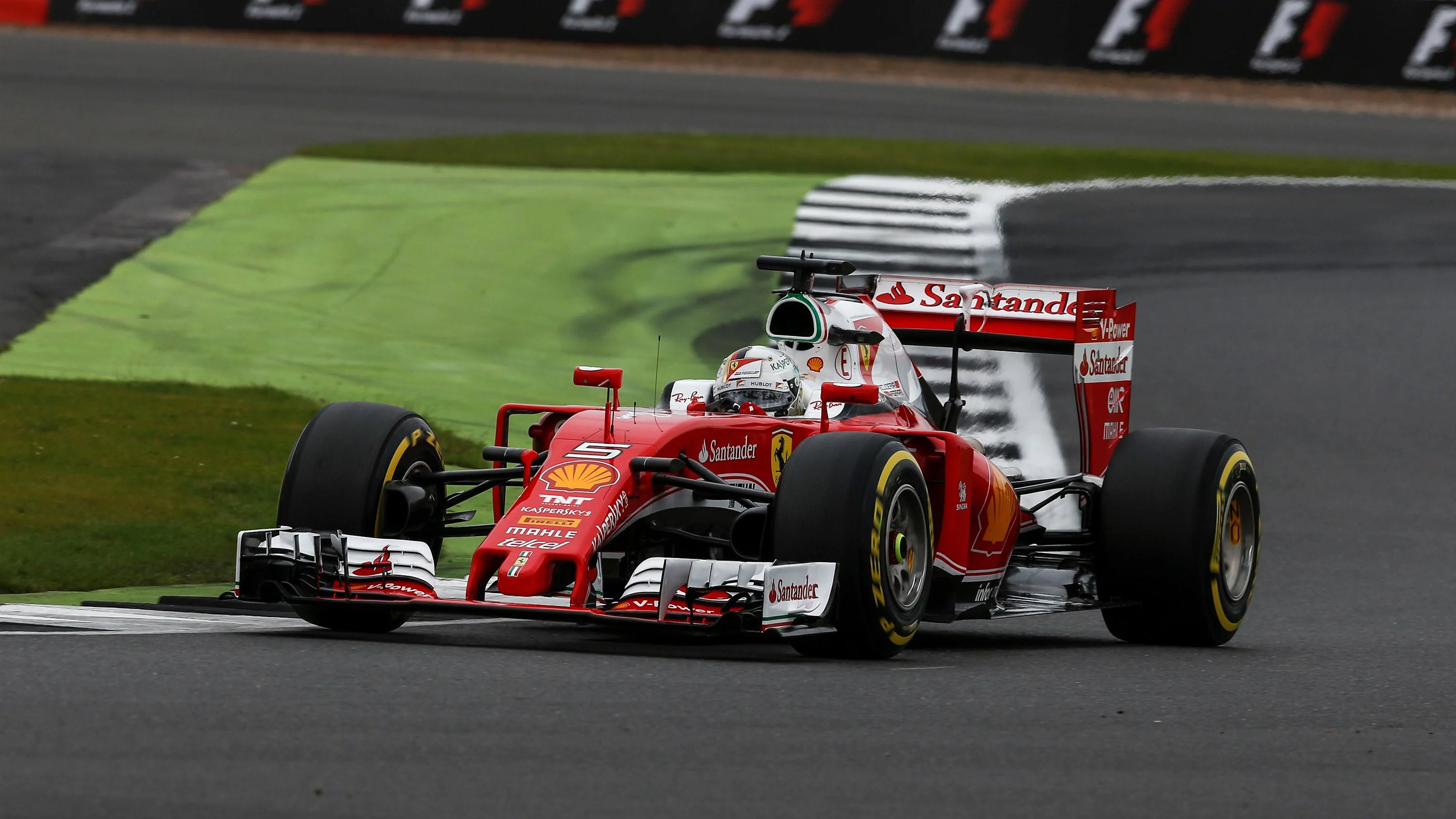 Sebastian Vettel (GER) Ferrari SF16-H at Formula One World Championship, Rd10, British Grand Prix,