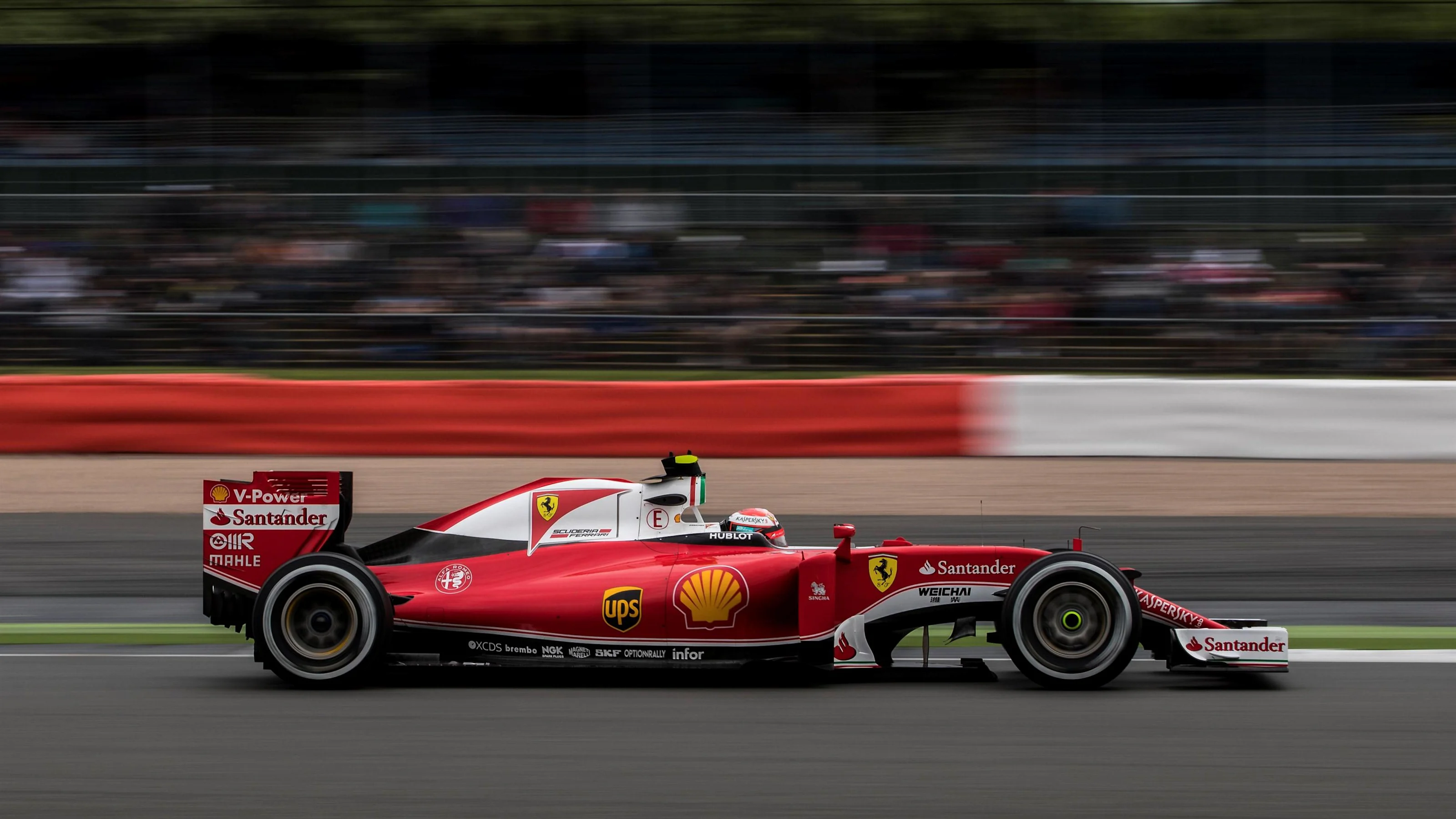Kimi Raikkonen (FIN) Ferrari SF16-H at Formula One World Championship, Rd10, British Grand Prix,