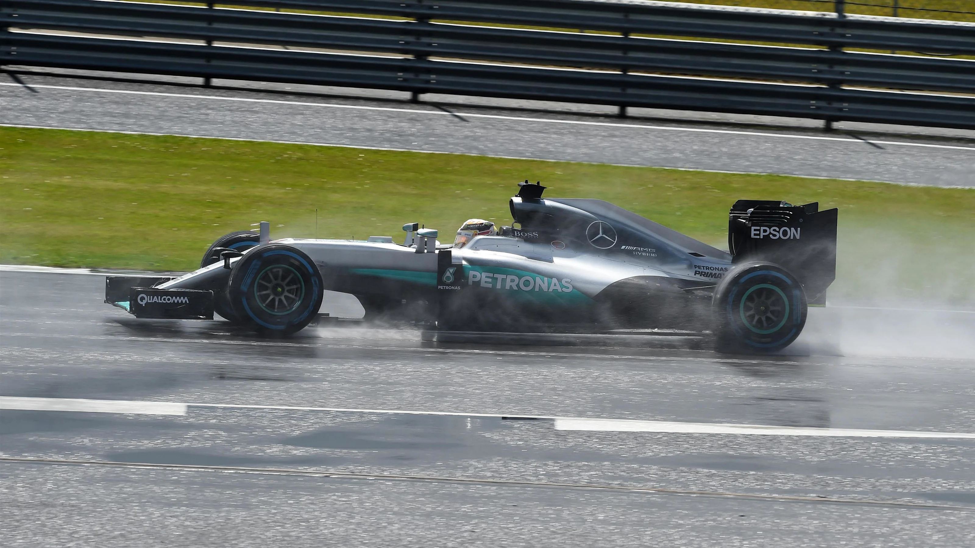 Lewis Hamilton (GBR) Mercedes-Benz F1 W07 Hybrid at Formula One World Championship, Rd10, British