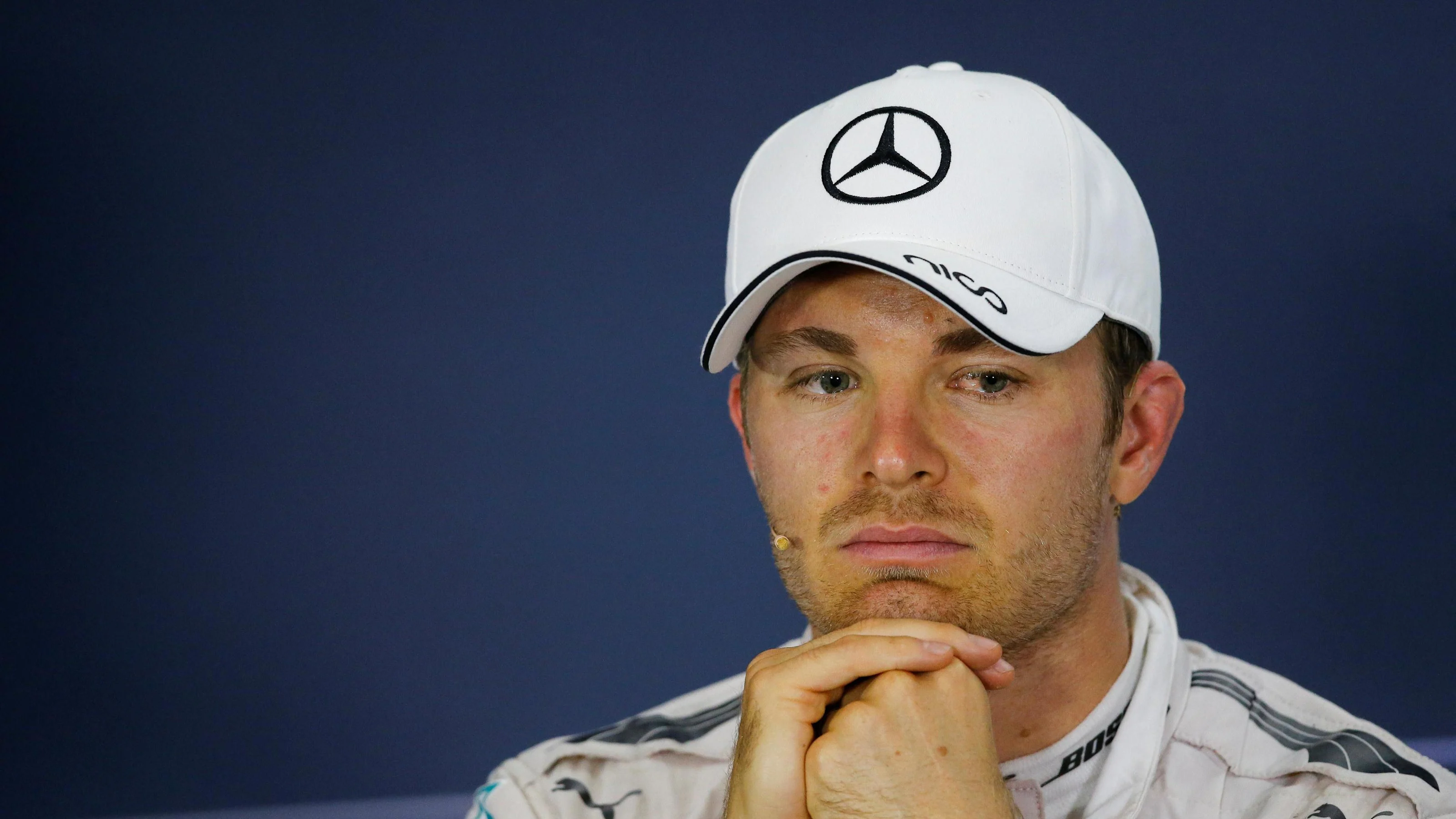 Nico Rosberg (GER) Mercedes AMG F1 in the Press Conference at Formula One World Championship, Rd10,