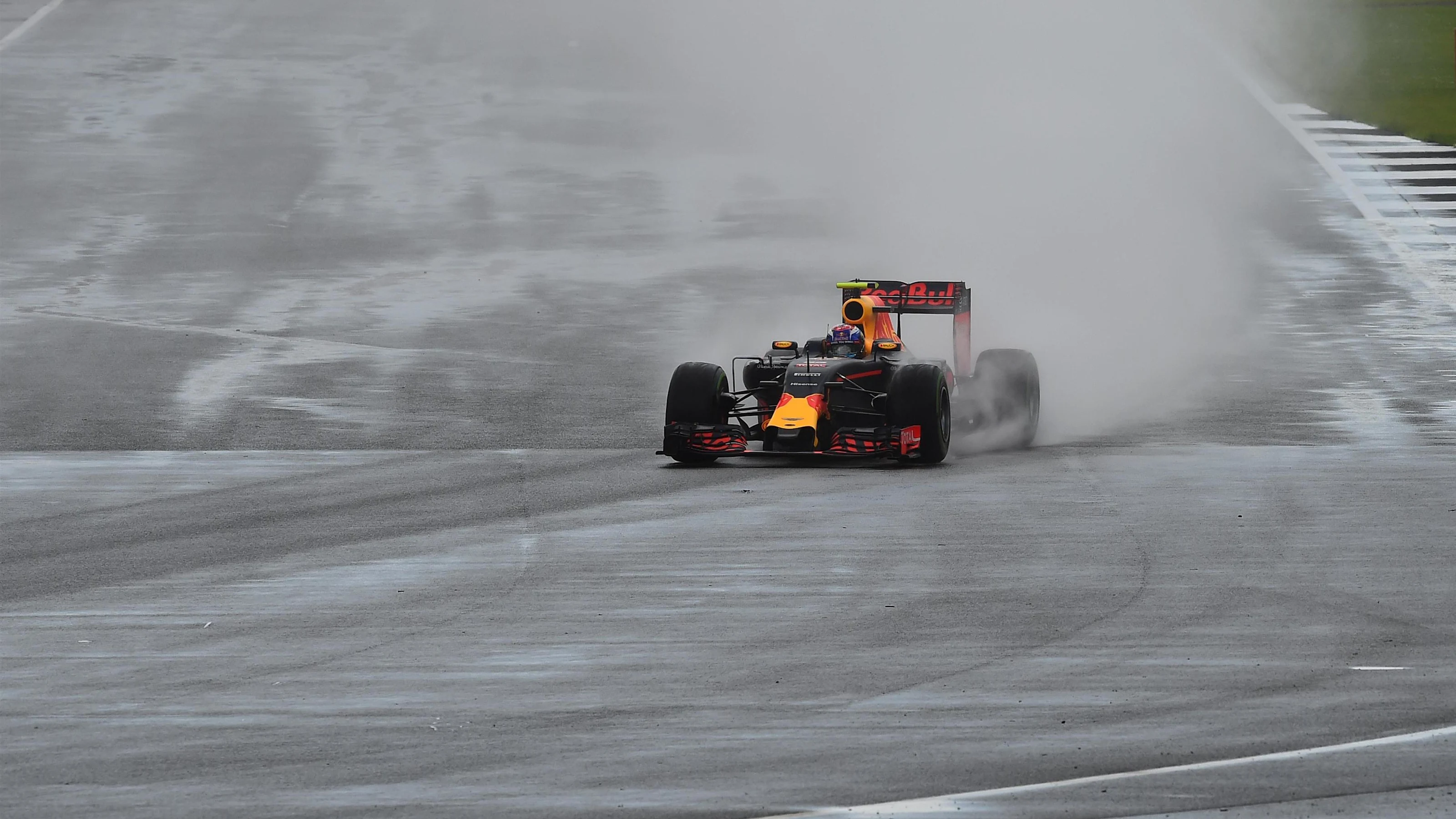 Max Verstappen (NED) Red Bull Racing RB12 at Formula One World Championship, Rd10, British Grand