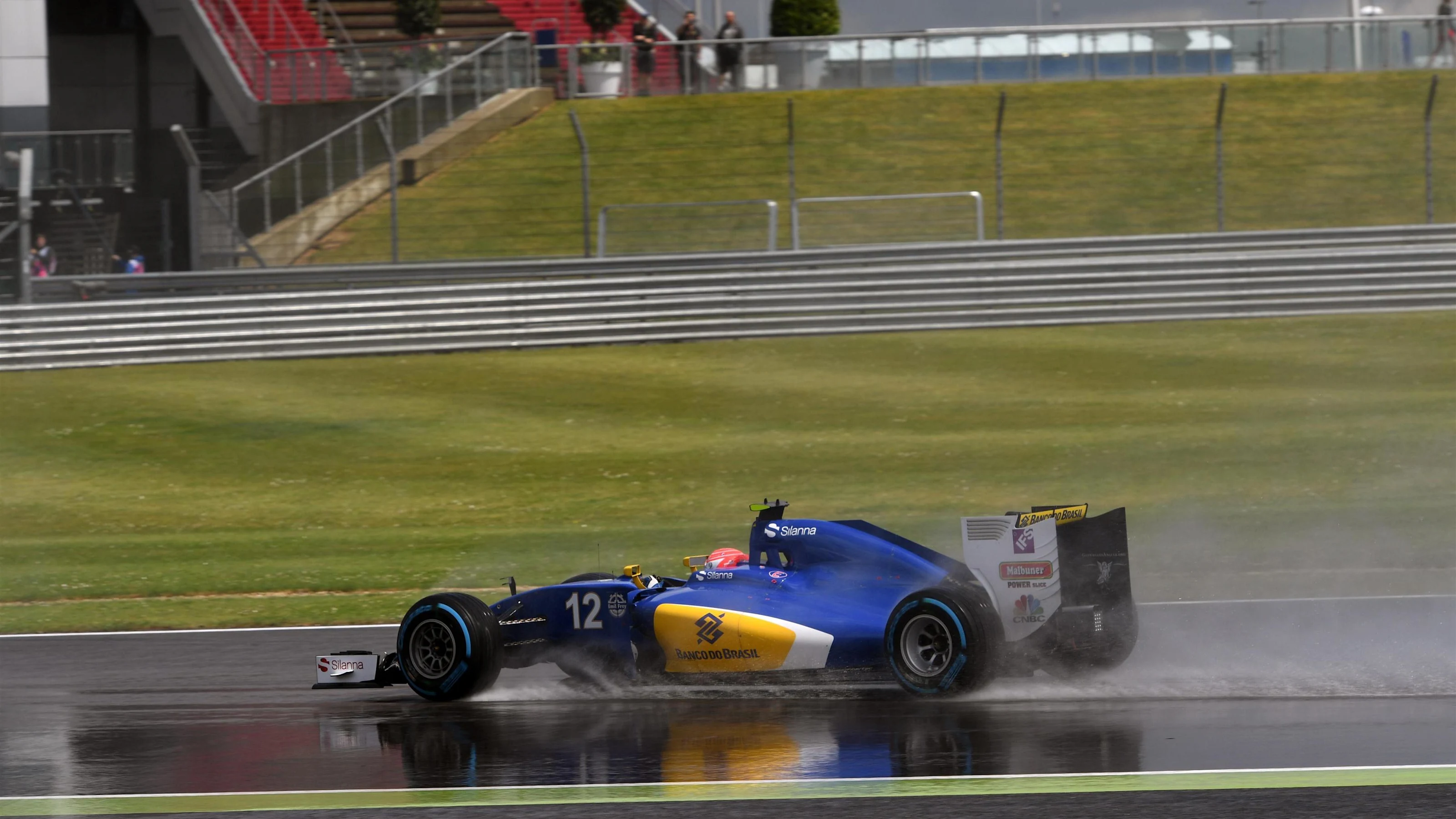Felipe Nasr (BRA) Sauber C35 at Formula One World Championship, Rd10, British Grand Prix, Race,