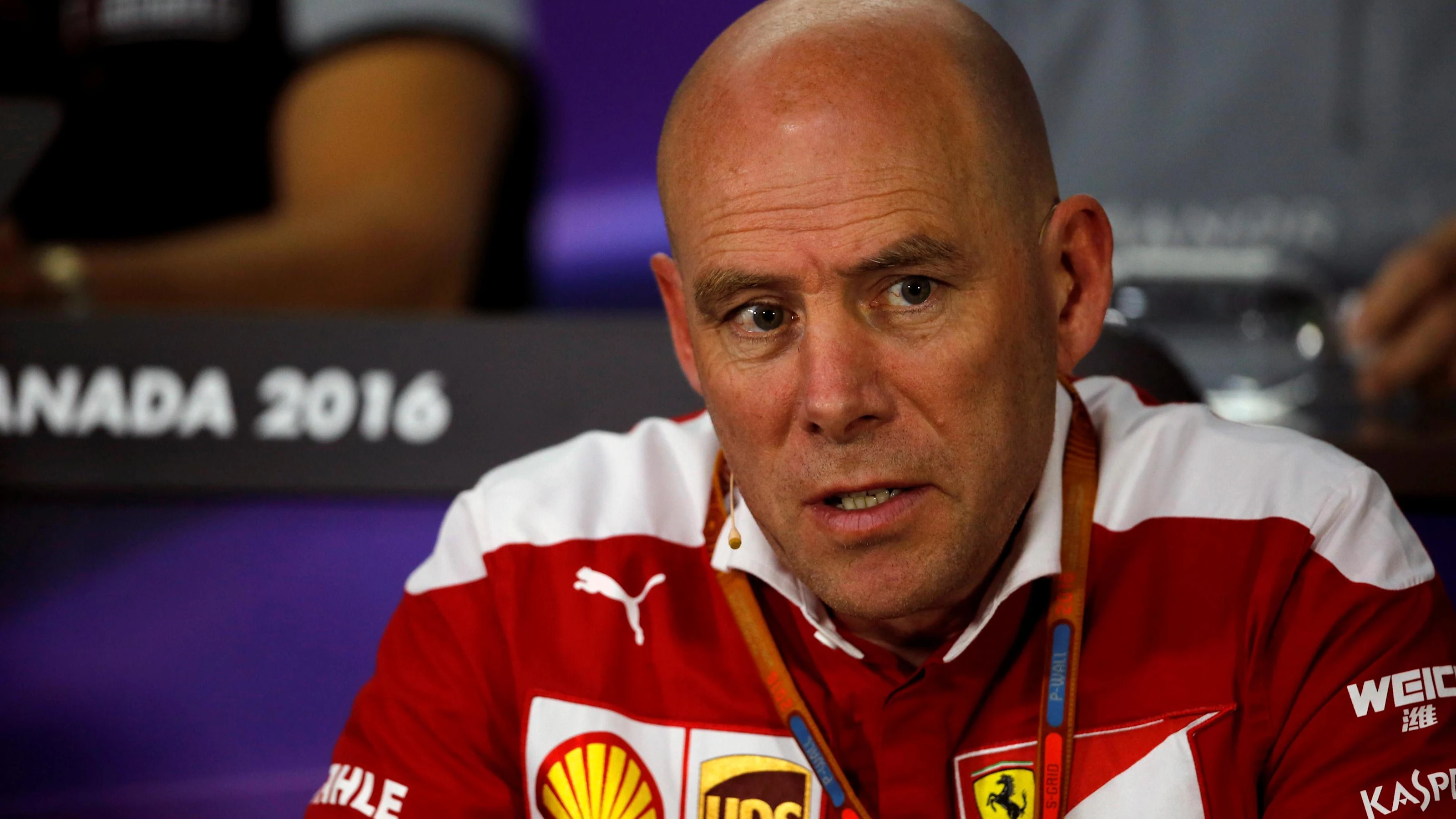 Jock Clear (GBR) Ferrari Chief Engineer in the Press Conference at Formula One World Championship,