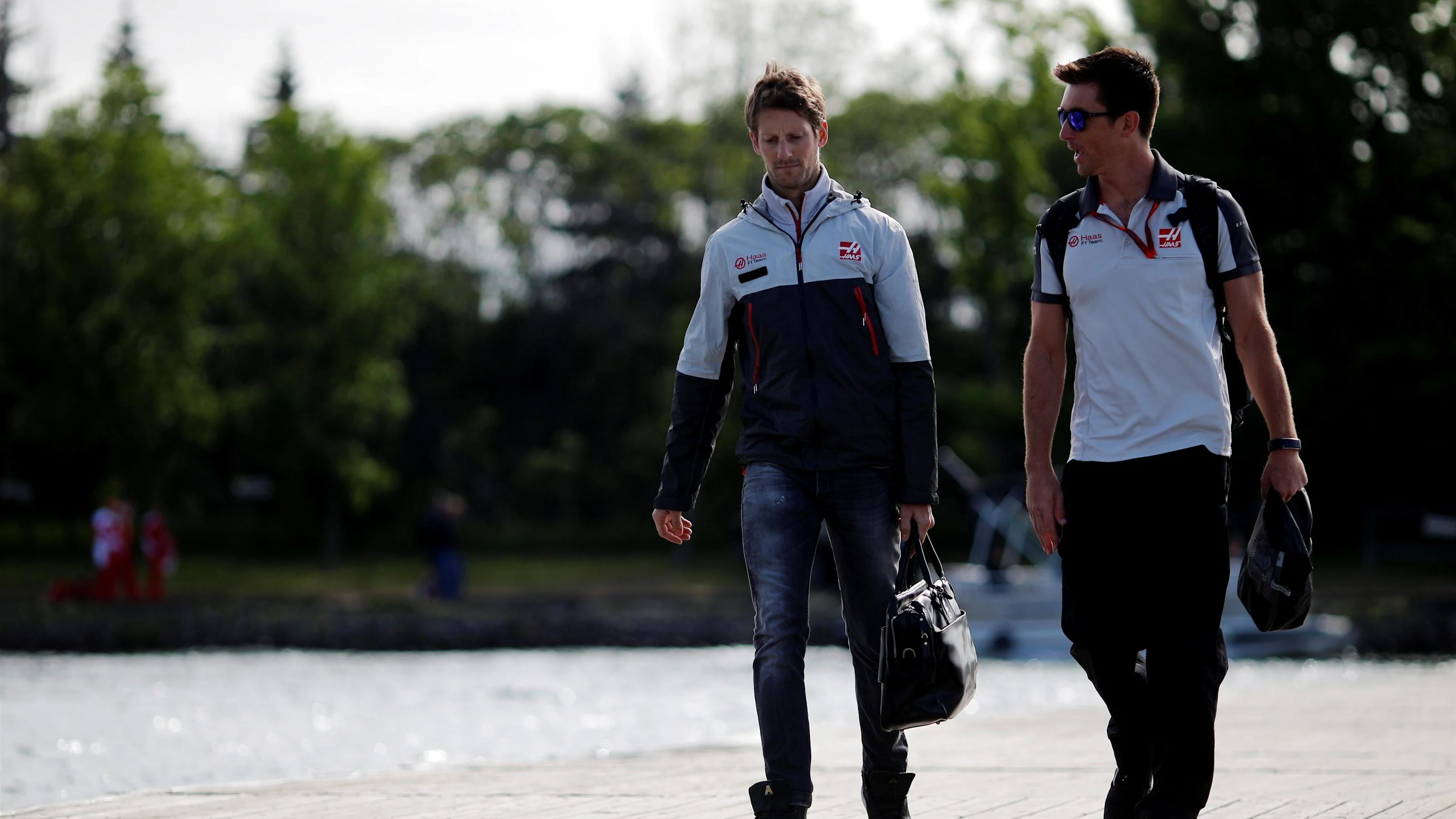 Romain Grosjean (FRA) Haas F1 at Formula One World Championship, Rd7, Canadian Grand Prix,