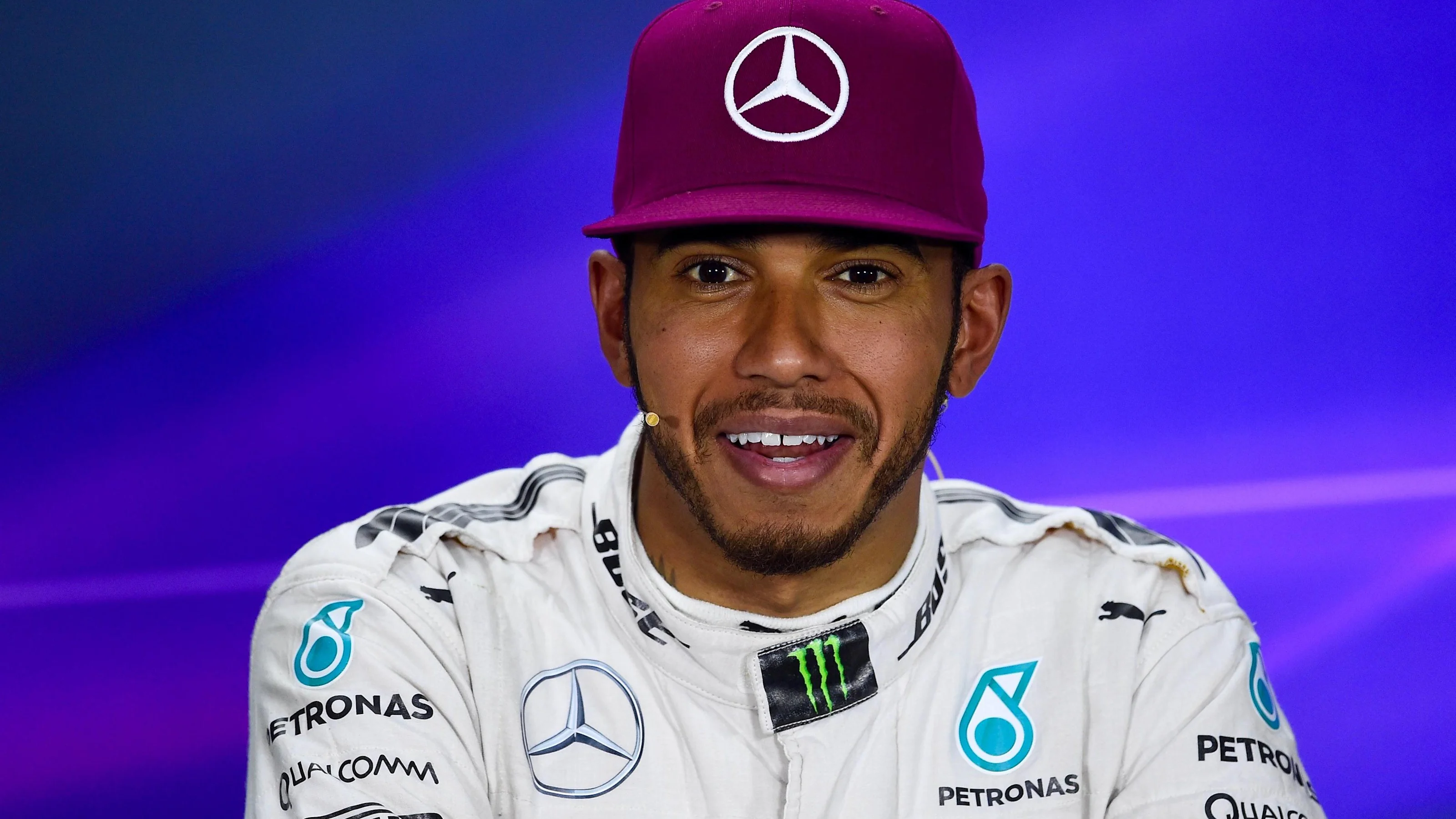 Lewis Hamilton (GBR) Mercedes AMG F1 in the Press Conference at Formula One World Championship,