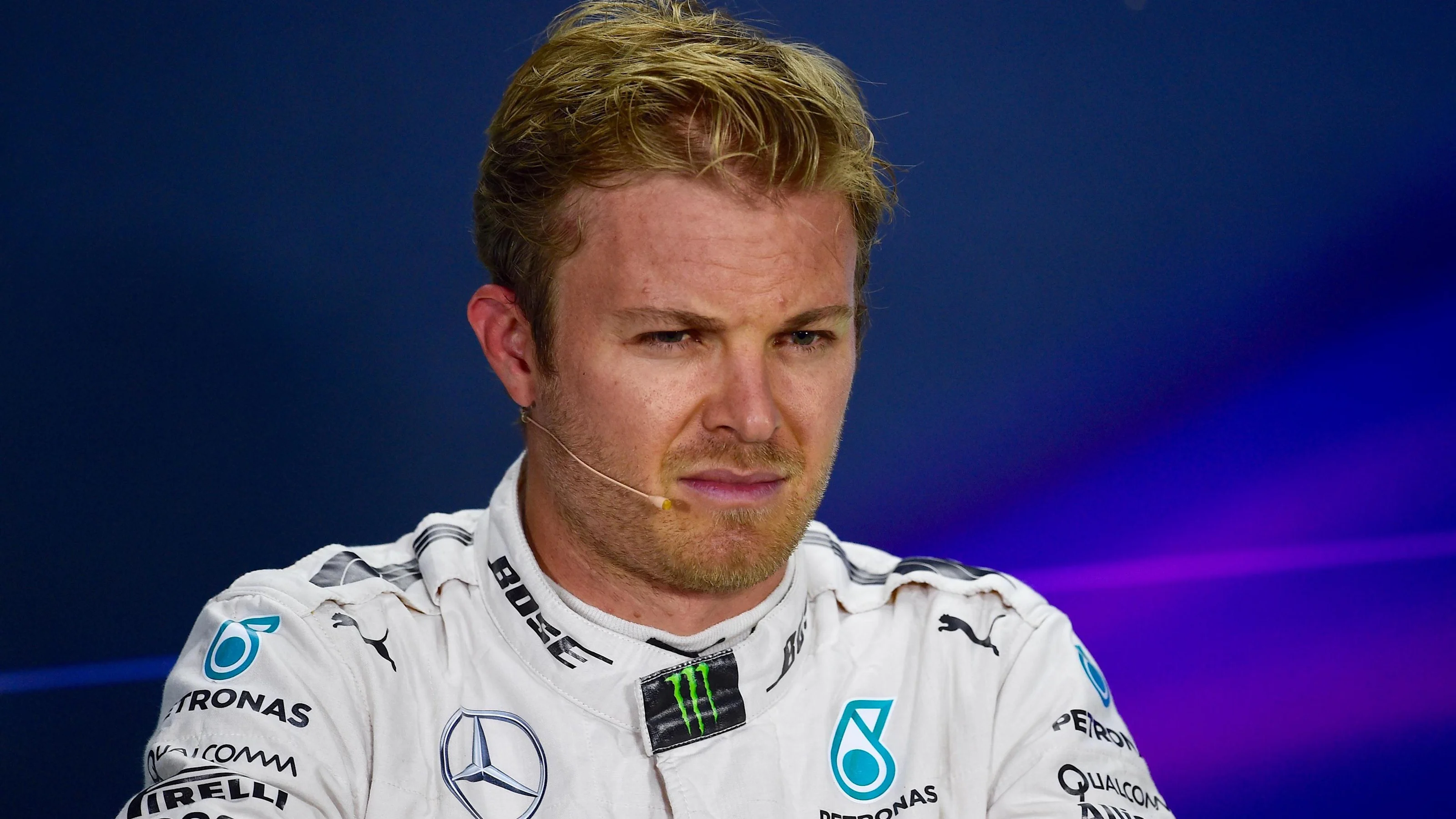 Nico Rosberg (GER) Mercedes AMG F1 in the Press Conference at Formula One World Championship, Rd7,