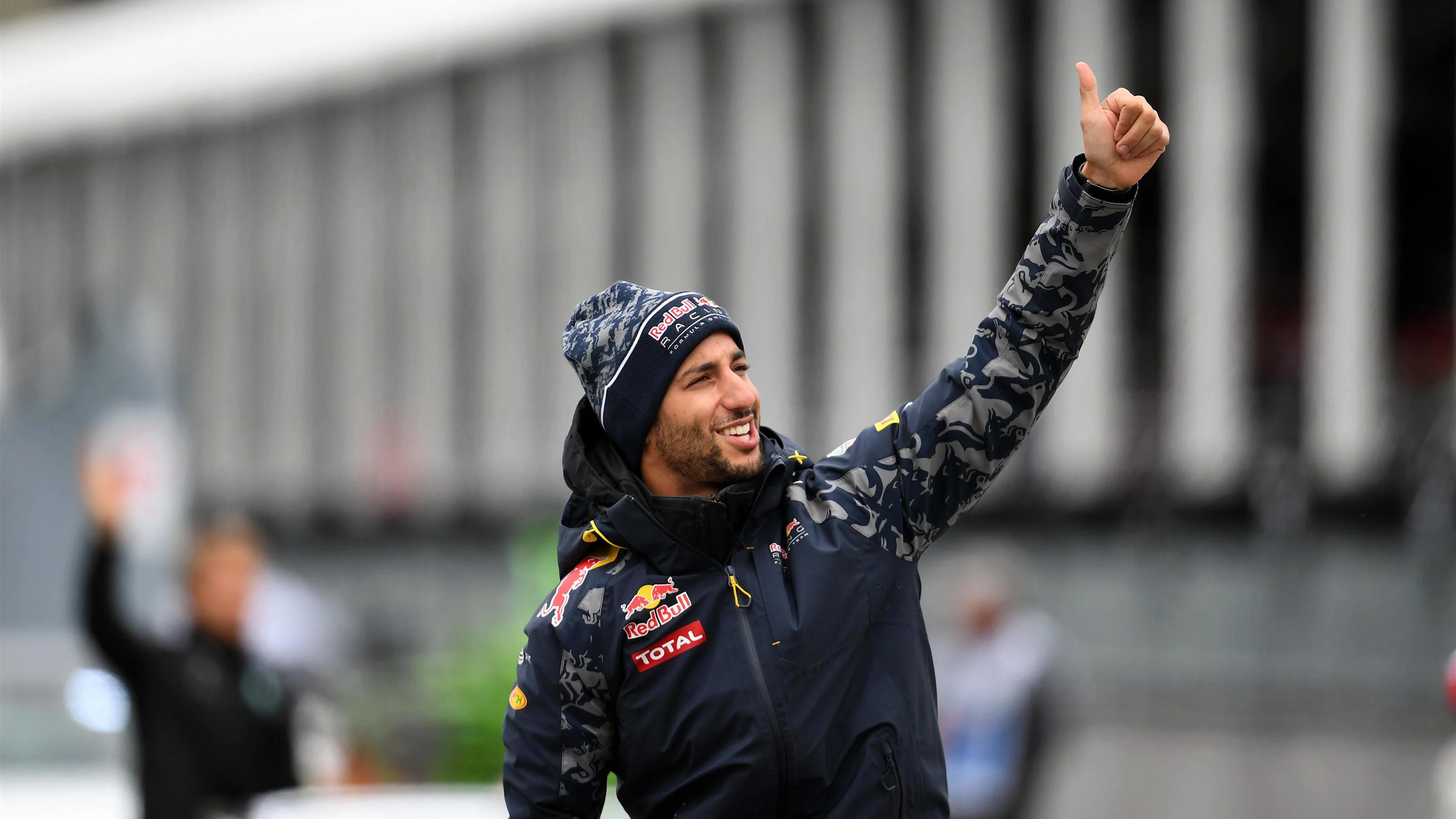 Daniel Ricciardo (AUS) Red Bull Racing on the drivers parade at Formula One World Championship,