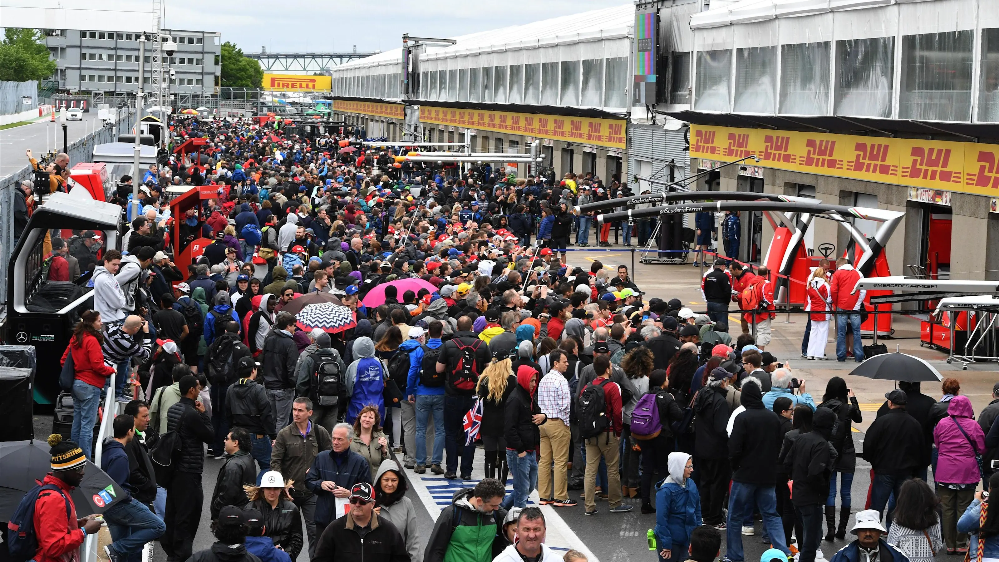 Fans and Pit Lane Walkabout at Formula One World Championship, Rd7, Canadian Grand Prix,