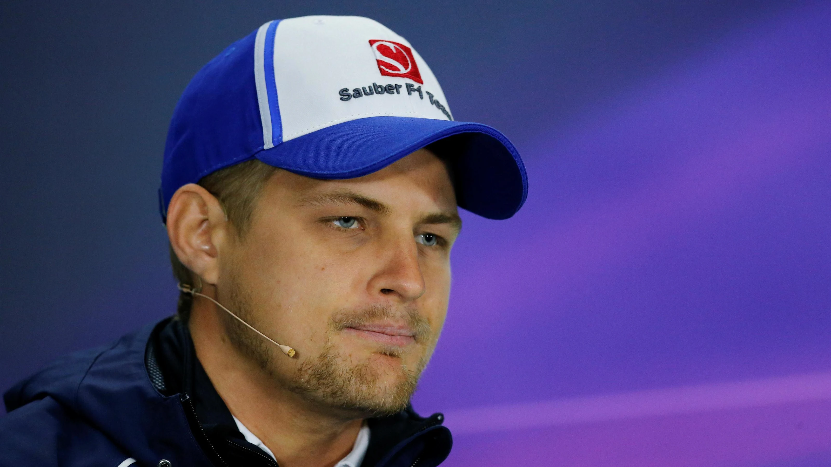 Marcus Ericsson (SWE) Sauber in the Press Conference at Formula One World Championship, Rd7,