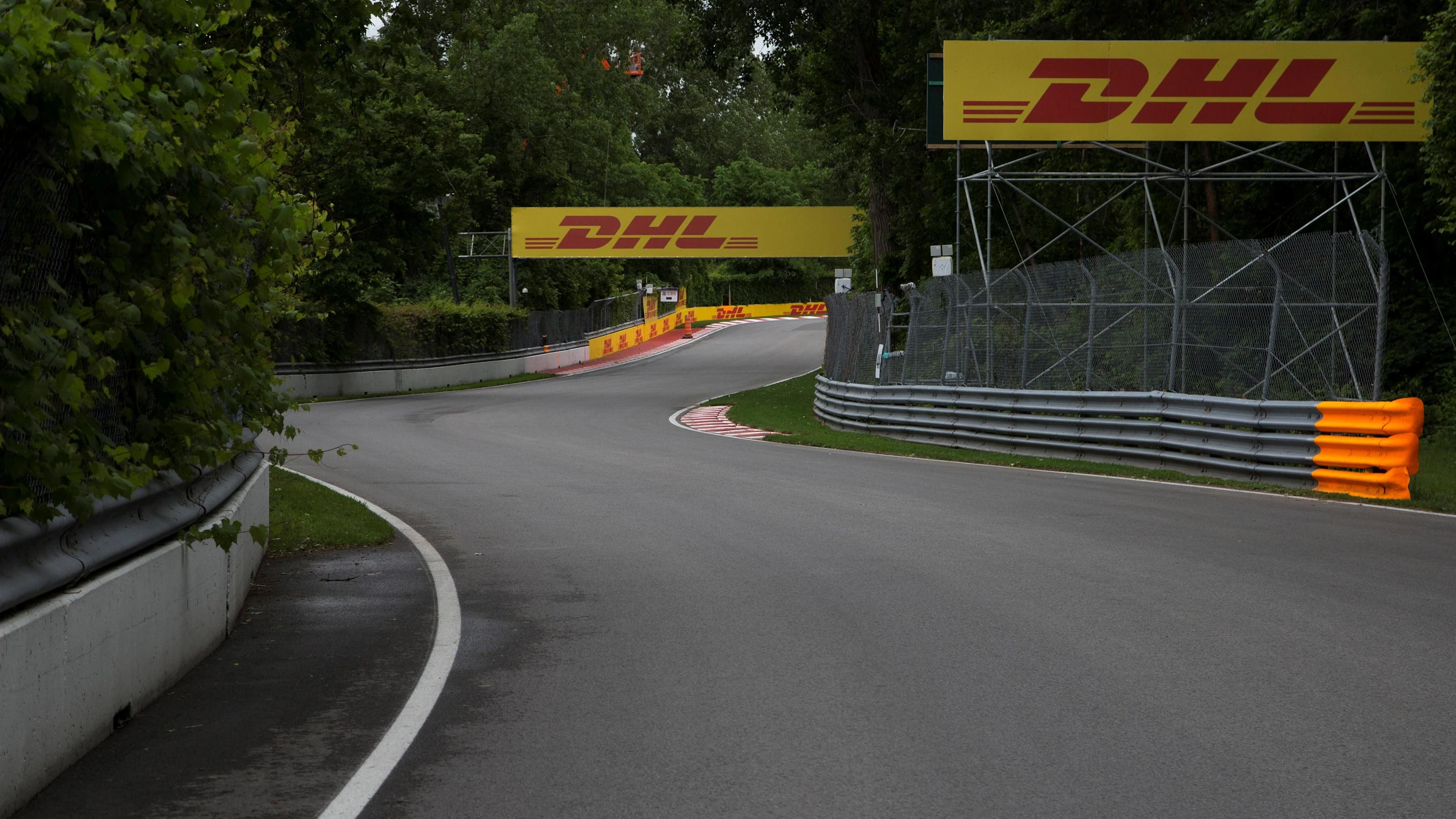 Track view at Formula One World Championship, Rd7, Canadian Grand Prix, Preparations, Montreal,