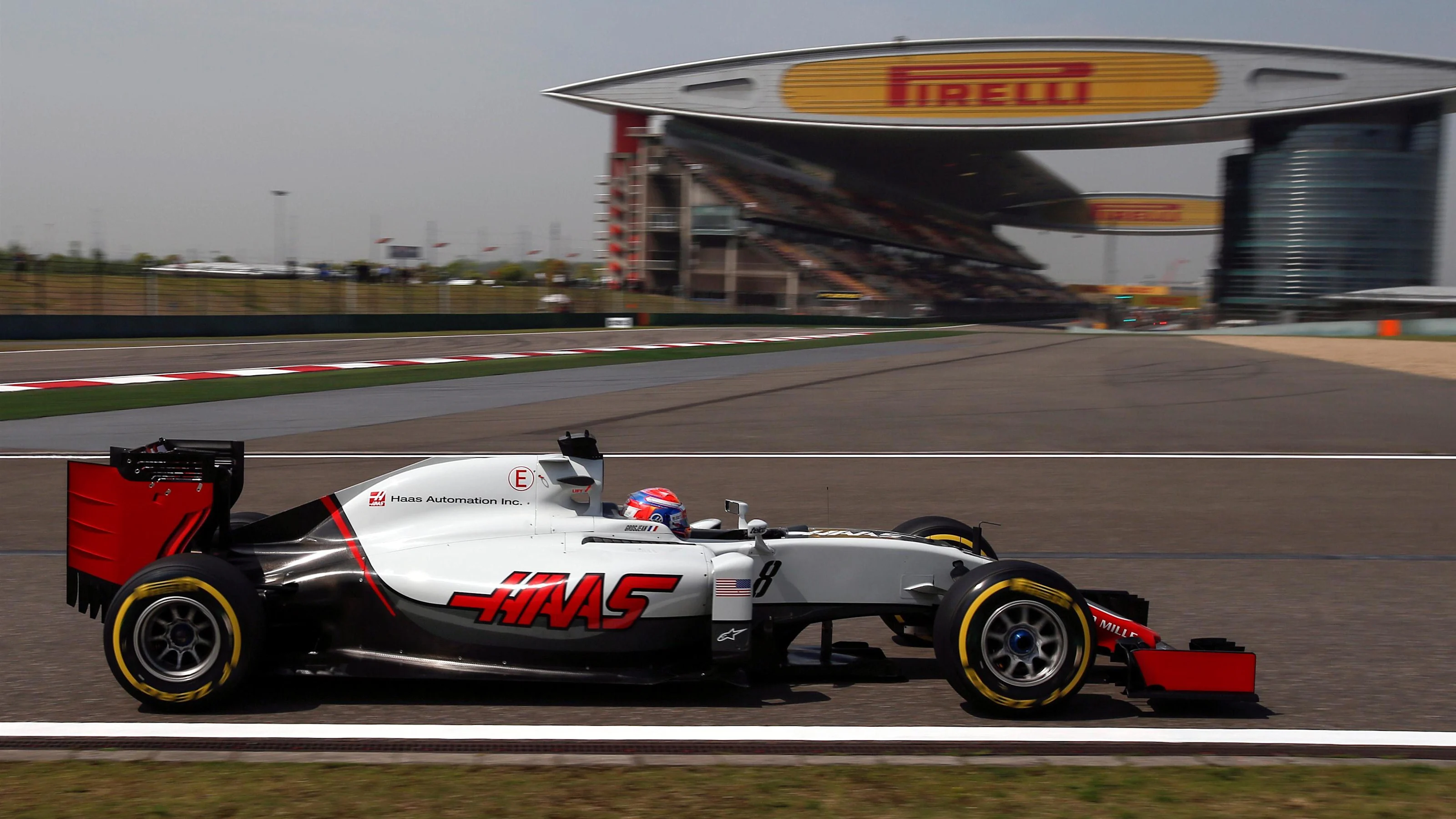 Romain Grosjean (FRA) Haas VF-16 at Formula One World Championship, Rd3, Chinese Grand Prix,