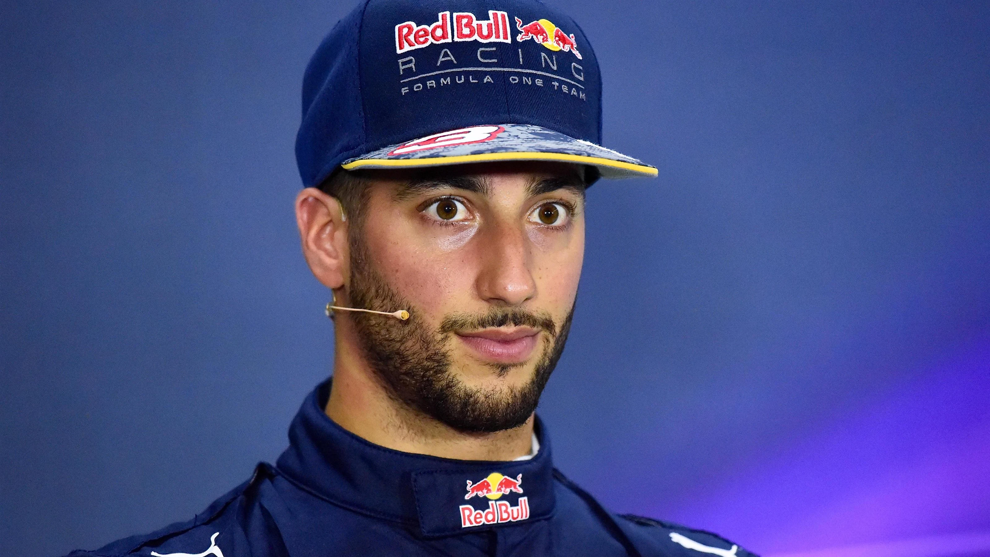 Daniel Ricciardo (AUS) Red Bull Racing in the Press Conference at Formula One World Championship,