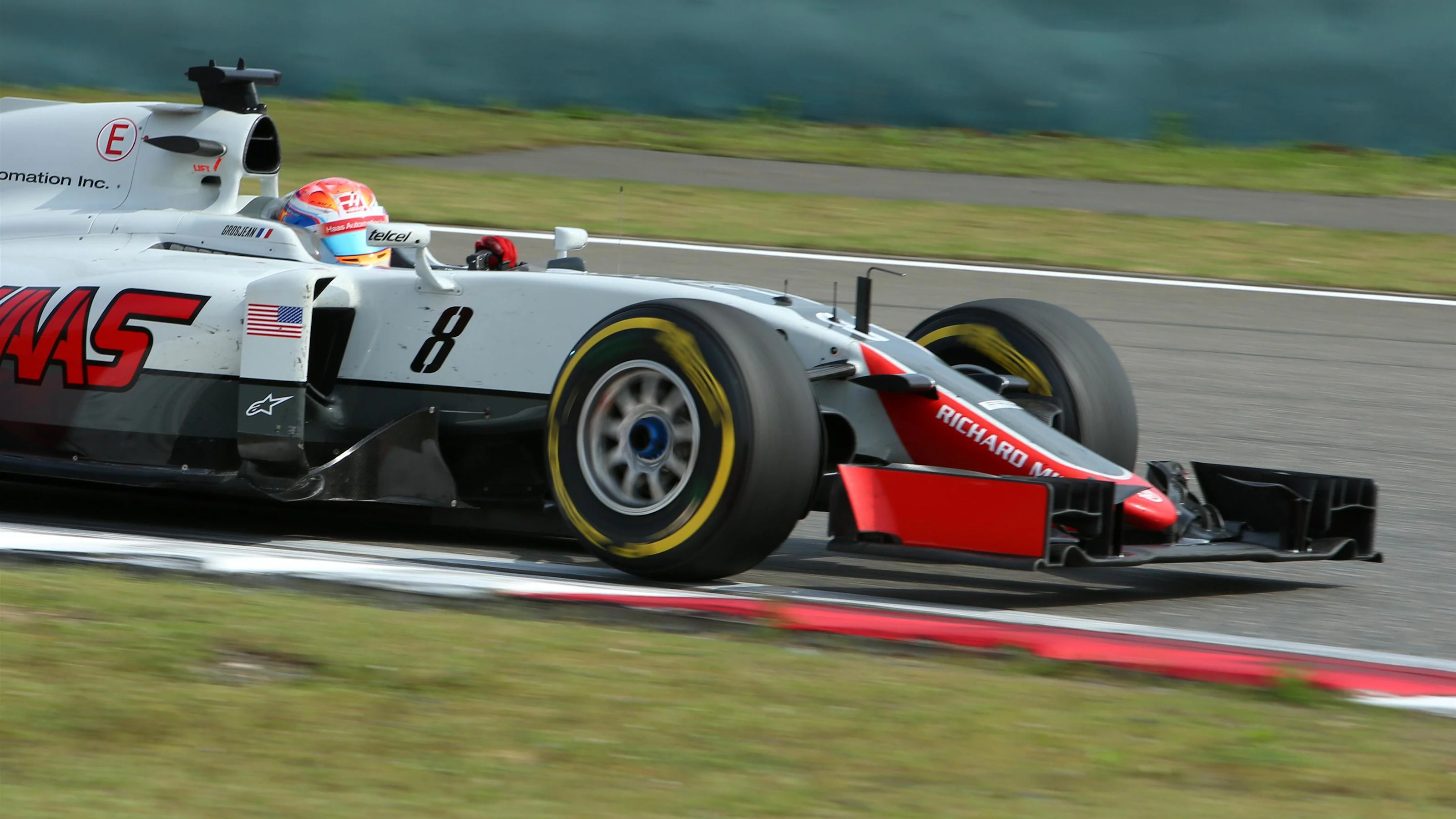 Romain Grosjean (FRA) Haas VF-16 at Formula One World Championship, Rd3, Chinese Grand Prix, Race,