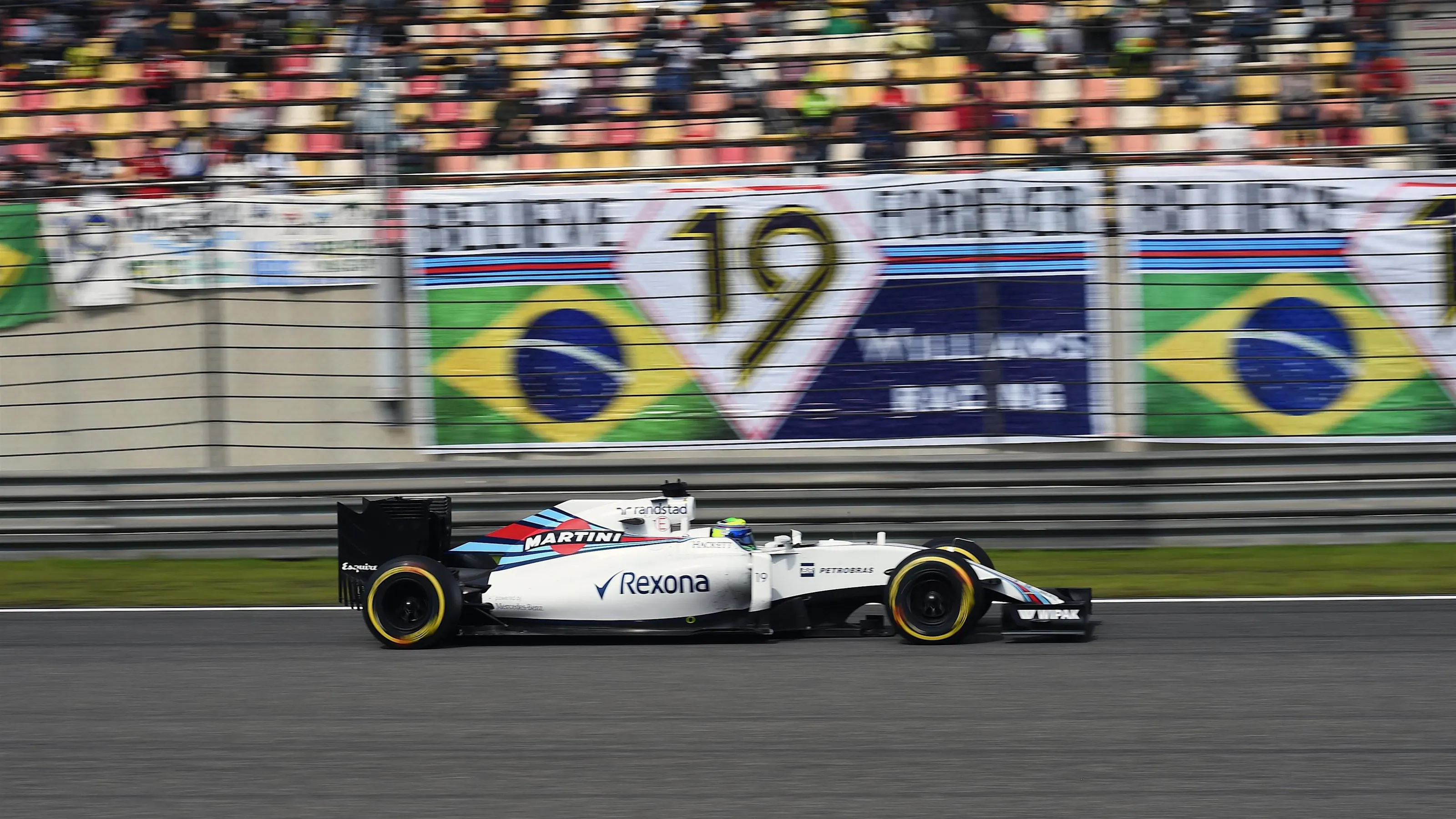 Felipe Massa (BRA) Williams FW38 at Formula One World Championship, Rd3, Chinese Grand Prix, Race,