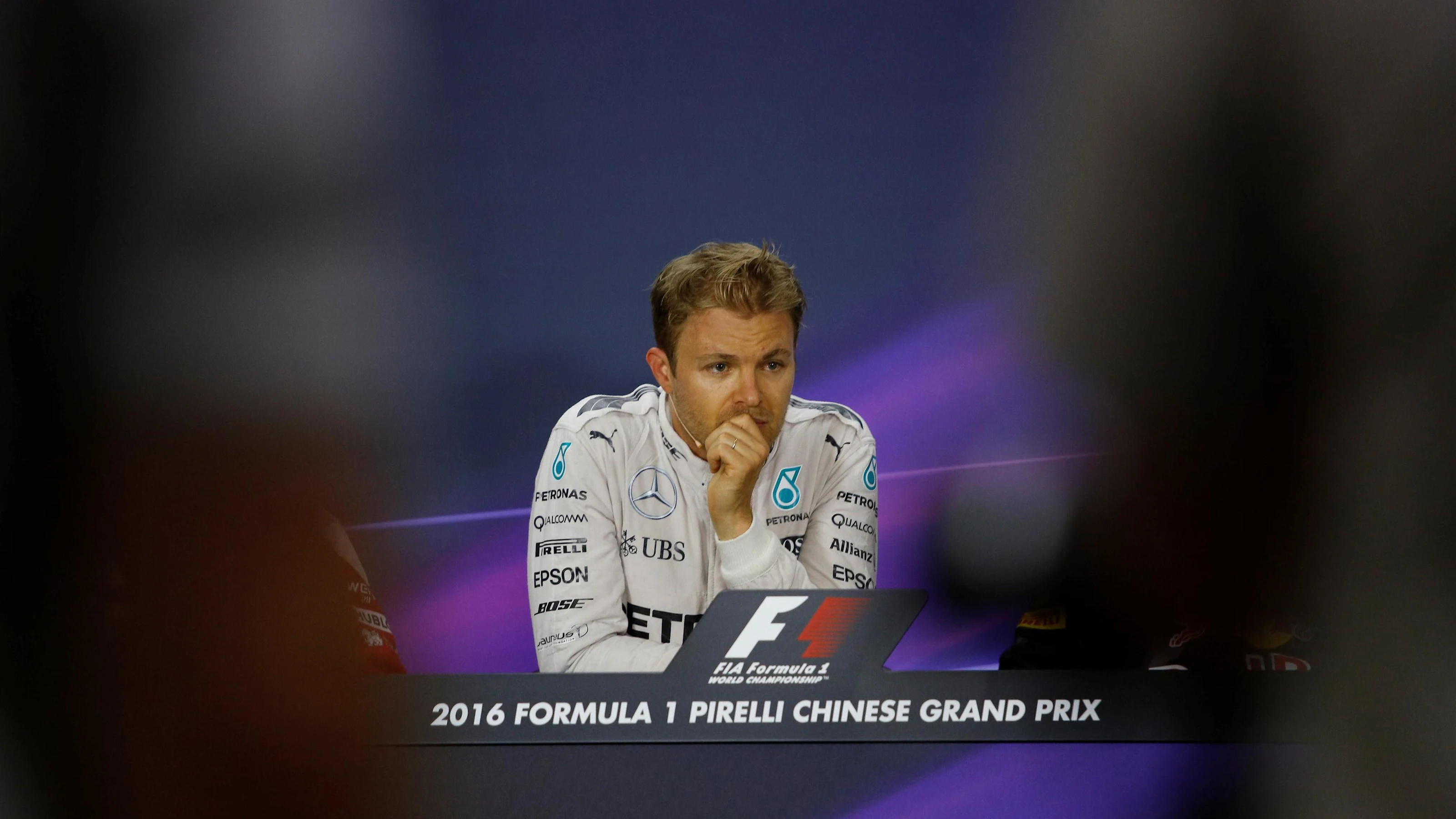 Nico Rosberg (GER) Mercedes AMG F1 in the Press Conference at Formula One World Championship, Rd3,