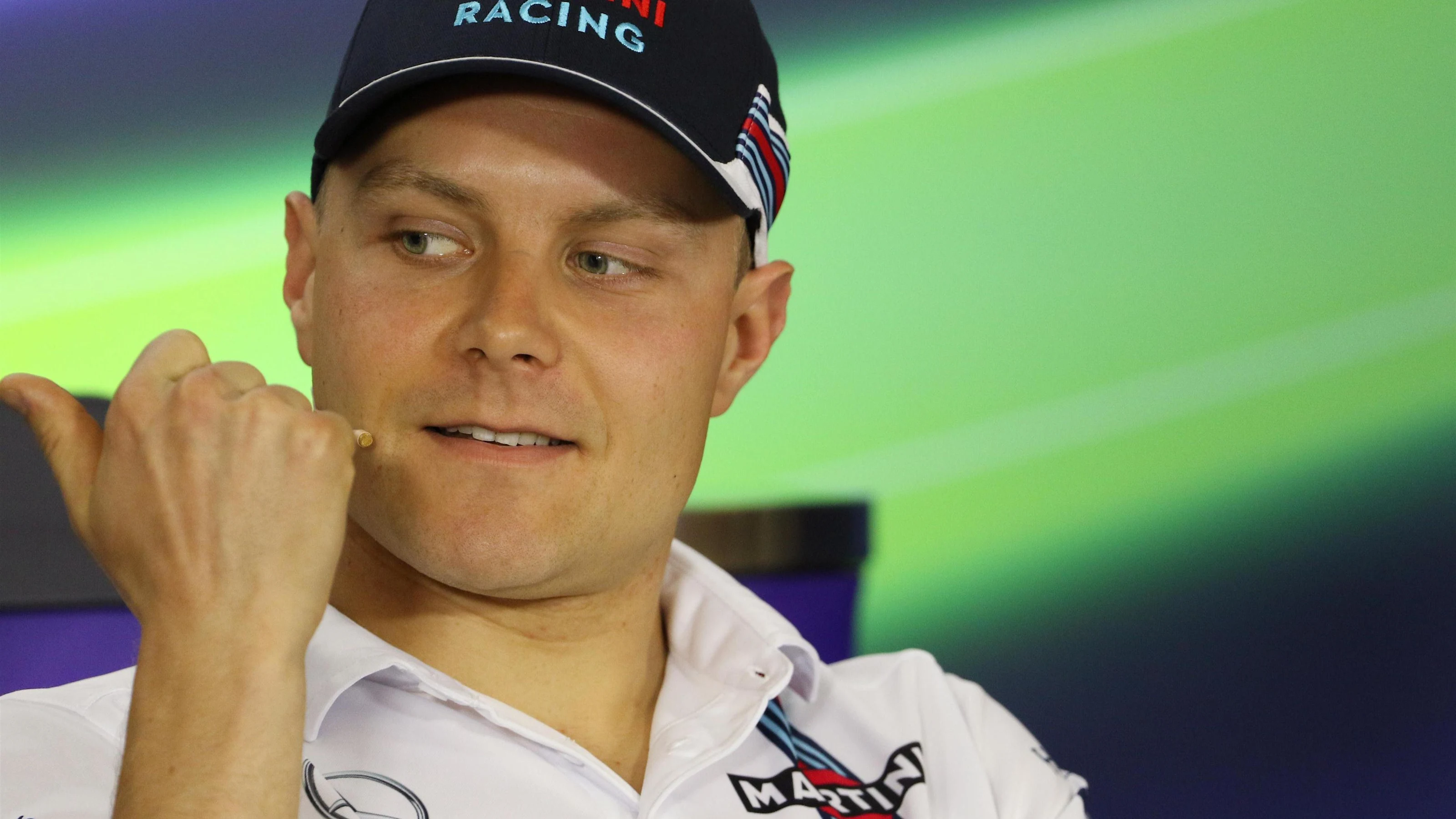 Valtteri Bottas (FIN) Williams in the Press Conference at Formula One World Championship, Rd3,