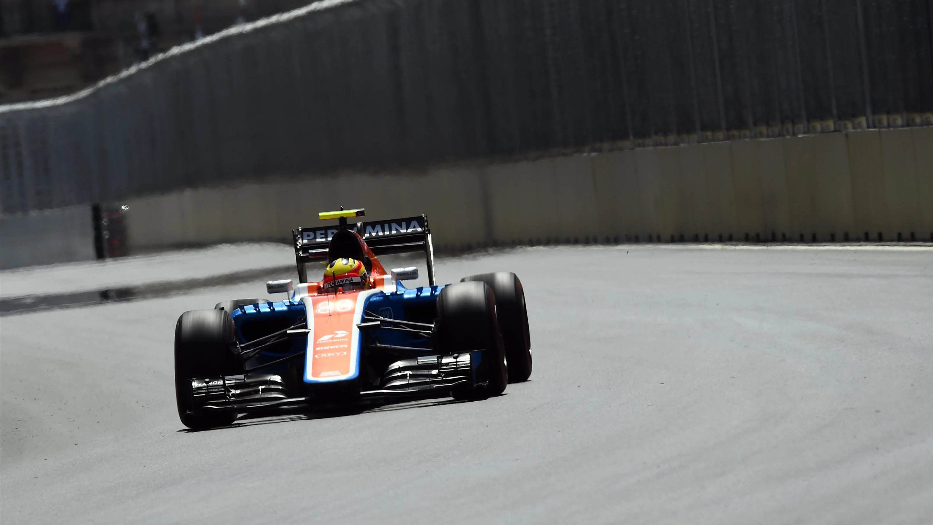 Rio Haryanto (IDN) Manor Racing MRT05 at Formula One World Championship, Rd8, European Grand Prix,