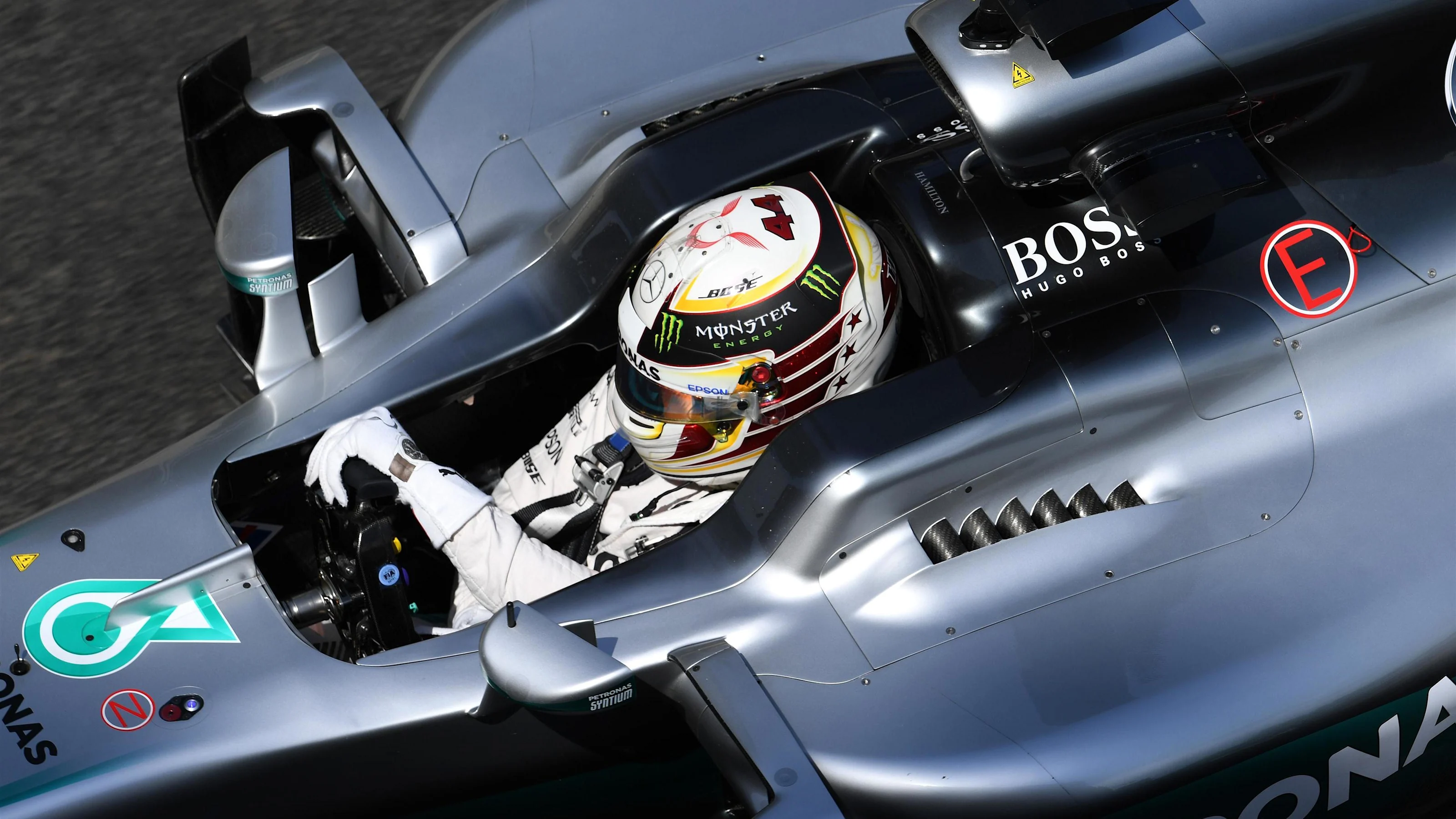 Lewis Hamilton (GBR) Mercedes-Benz F1 W07 Hybrid at Formula One World Championship, Rd8, European