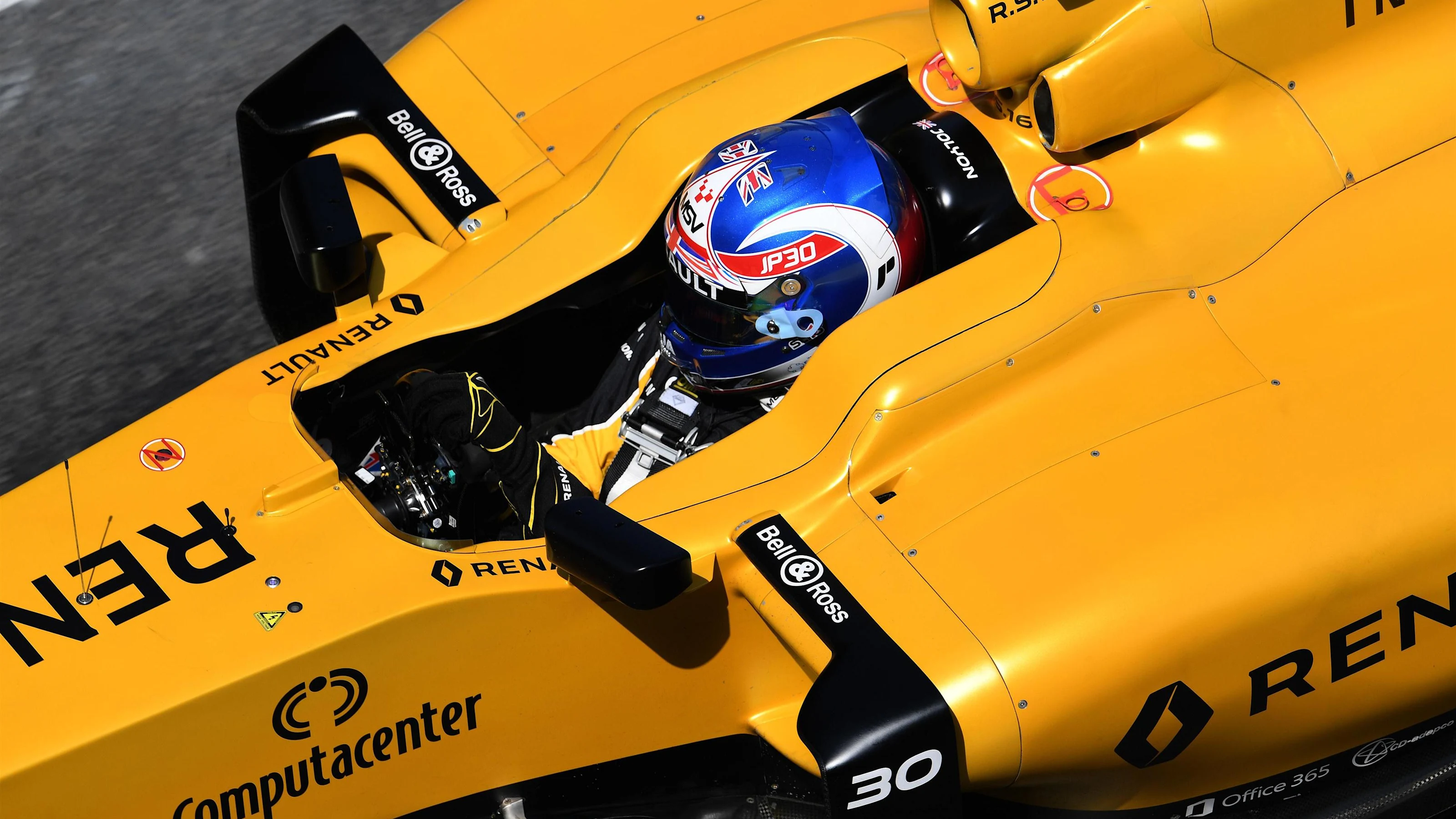 Jolyon Palmer (GBR) Renault Sport F1 Team RS16 at Formula One World Championship, Rd8, European