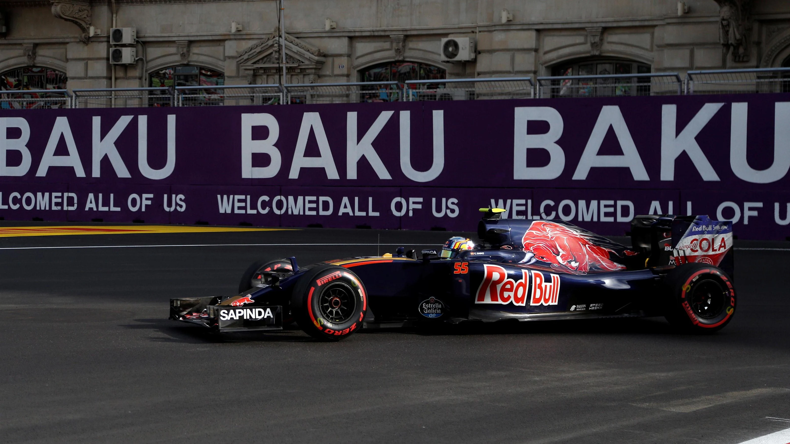 Carlos Sainz jr (ESP) Scuderia Toro Rosso STR11 at Formula One World Championship, Rd8, European