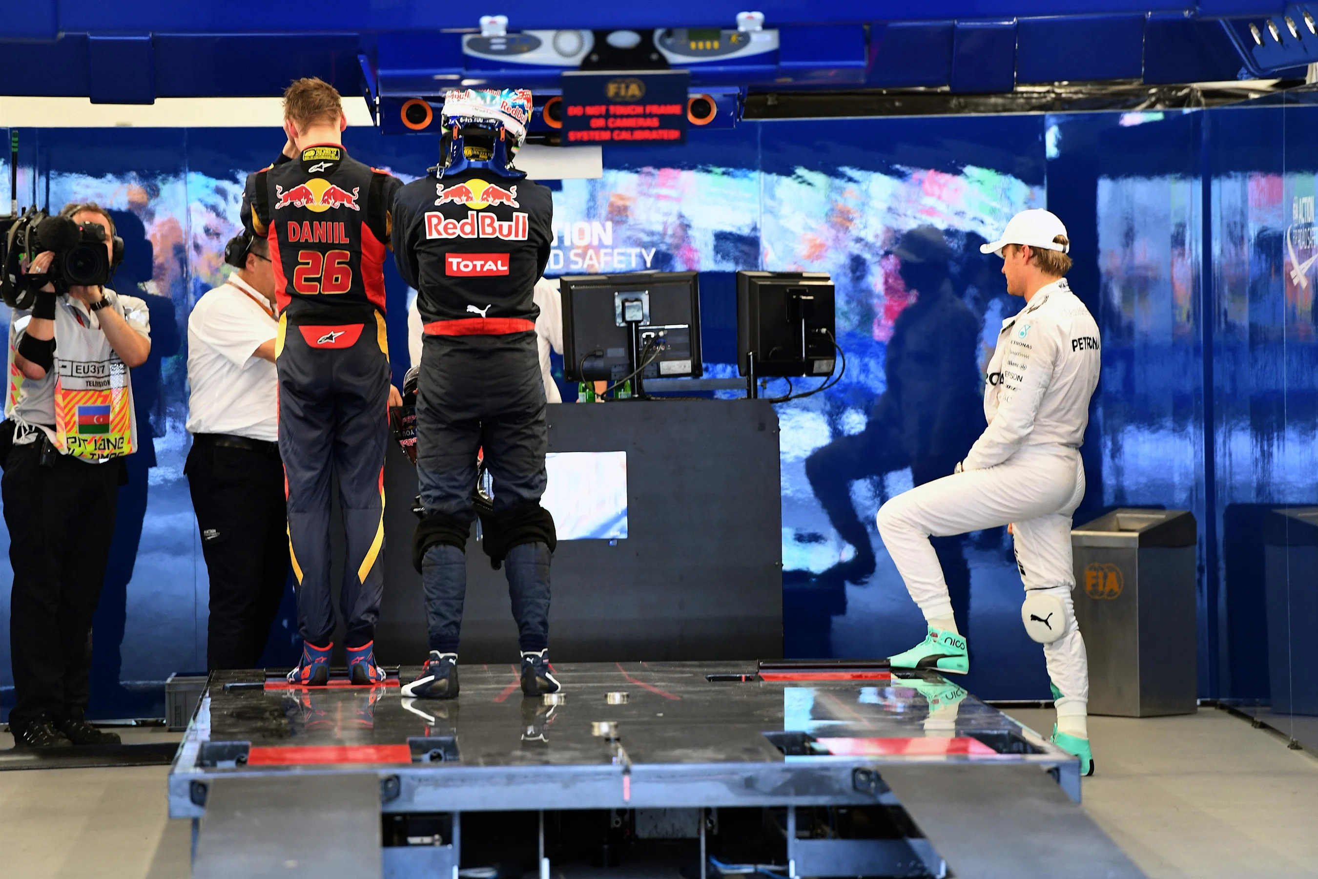 Pole sitter Nico Rosberg (GER) Mercedes AMG F1 in parc ferme at Formula One World Championship,