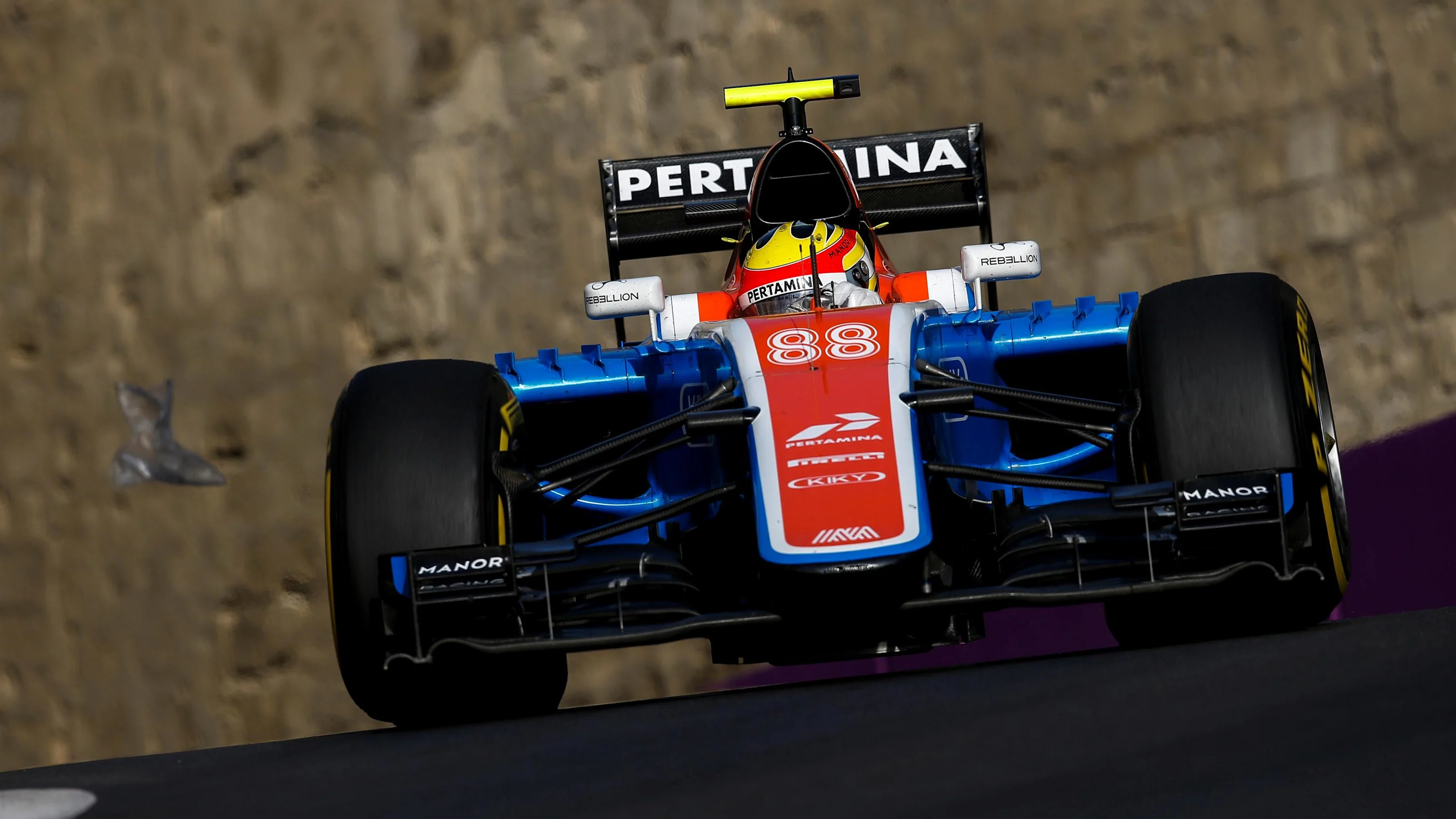 Rio Haryanto (IDN) Manor Racing MRT05 at Formula One World Championship, Rd8, European Grand Prix,
