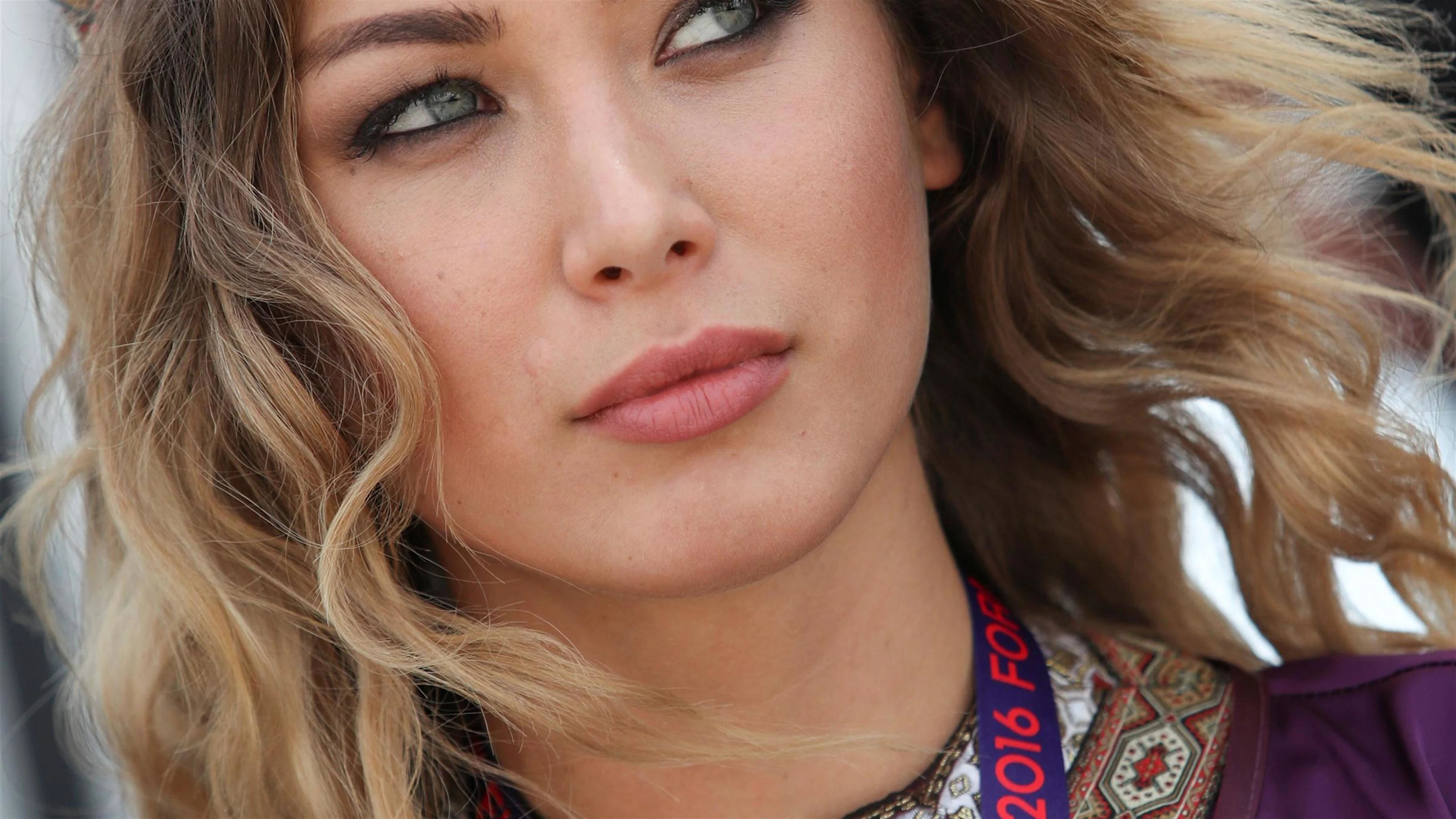 Grid girls at Formula One World Championship, Rd8, European Grand Prix, Race, Baku City Circuit,