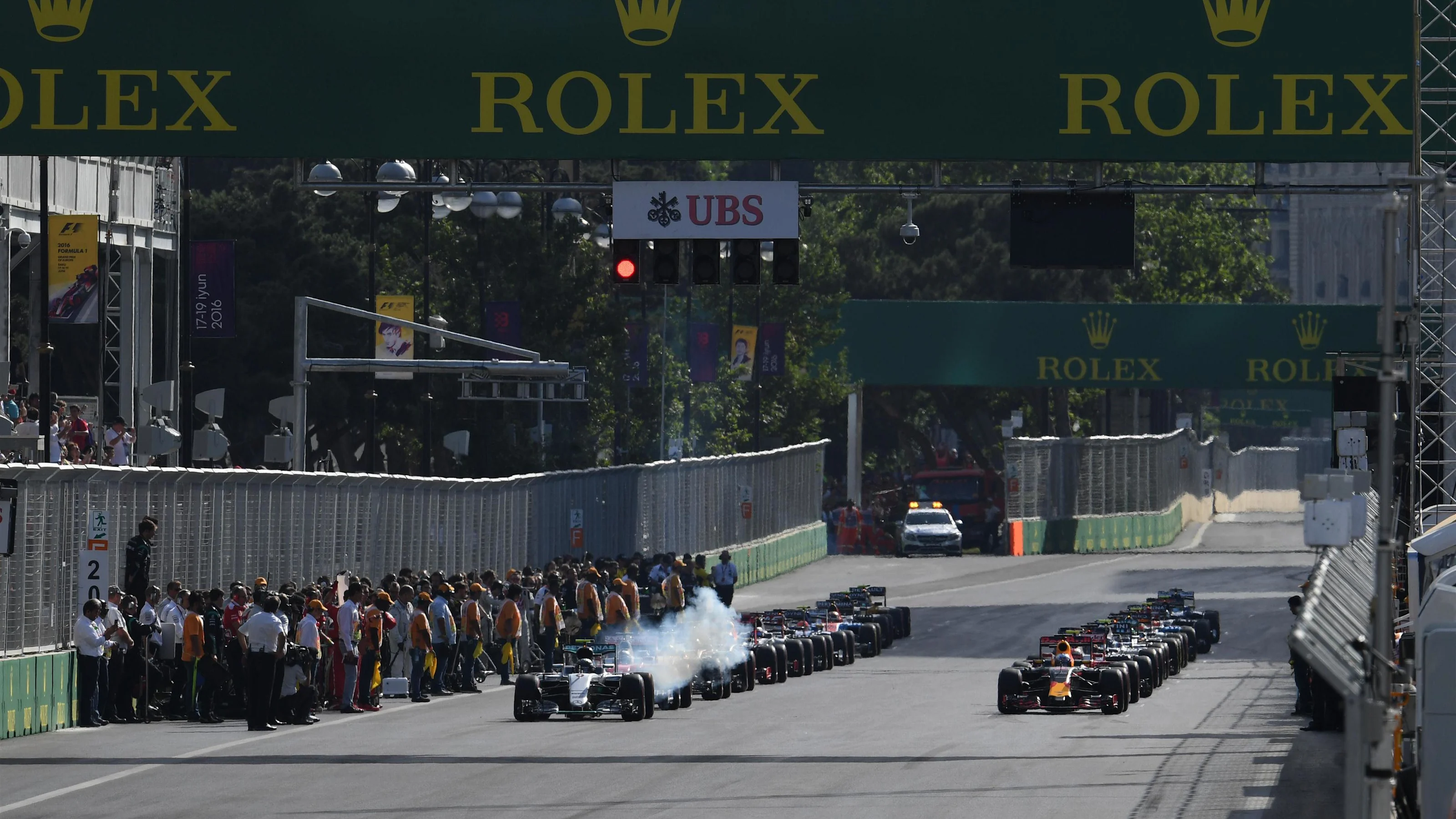 Grid at Formula One World Championship, Rd8, European Grand Prix, Race, Baku City Circuit, Baku,