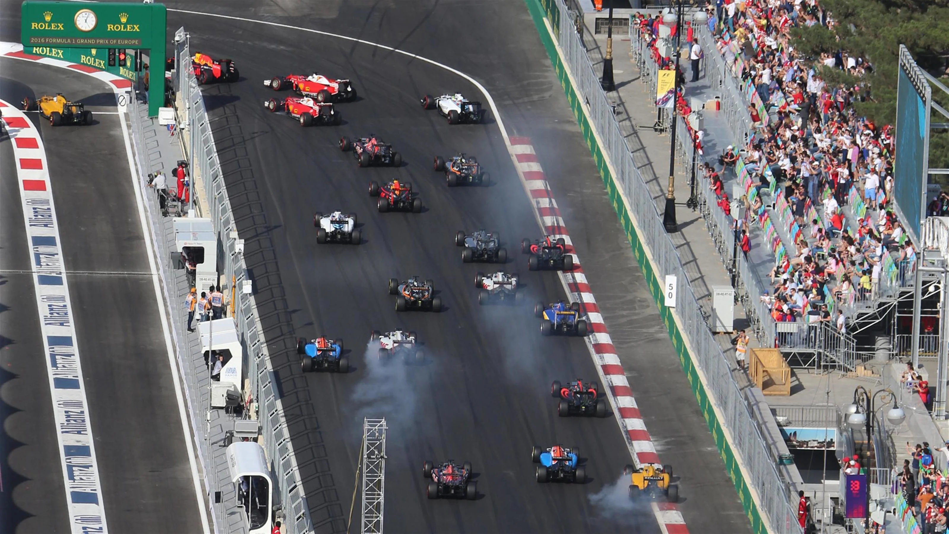 at Formula One World Championship, Rd8, European Grand Prix, Race, Baku City Circuit, Baku,